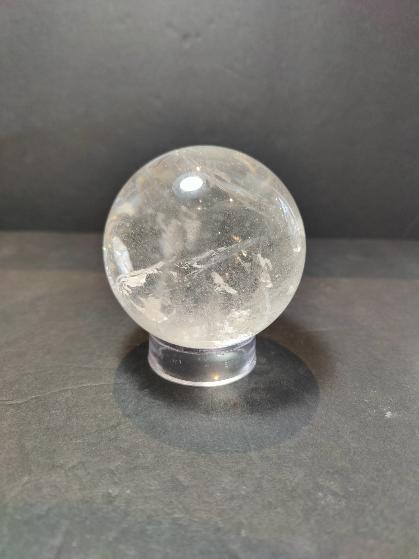 Clear Quartz Polished Sphere Sculpture (Extra Quality)