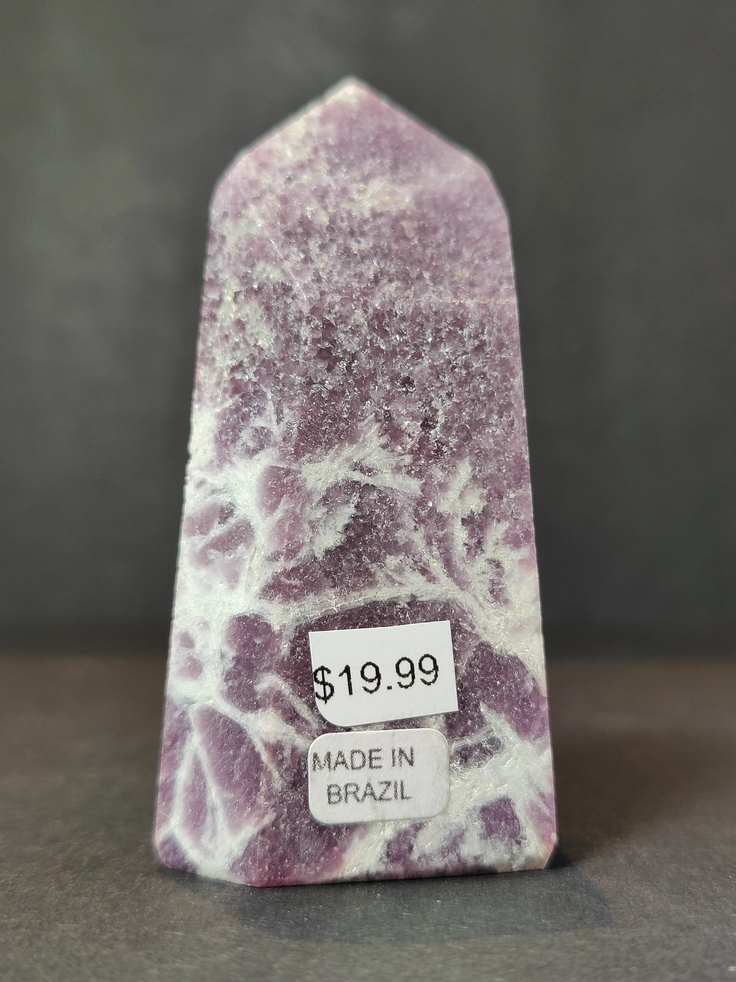 lepidolite Polished Obelisk Tower Sculpture