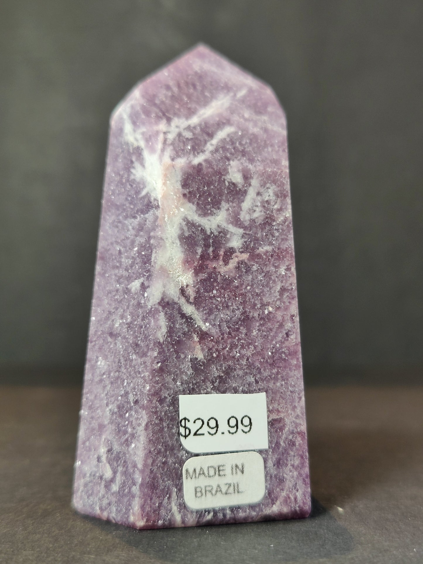 lepidolite Polished Obelisk Tower Sculpture