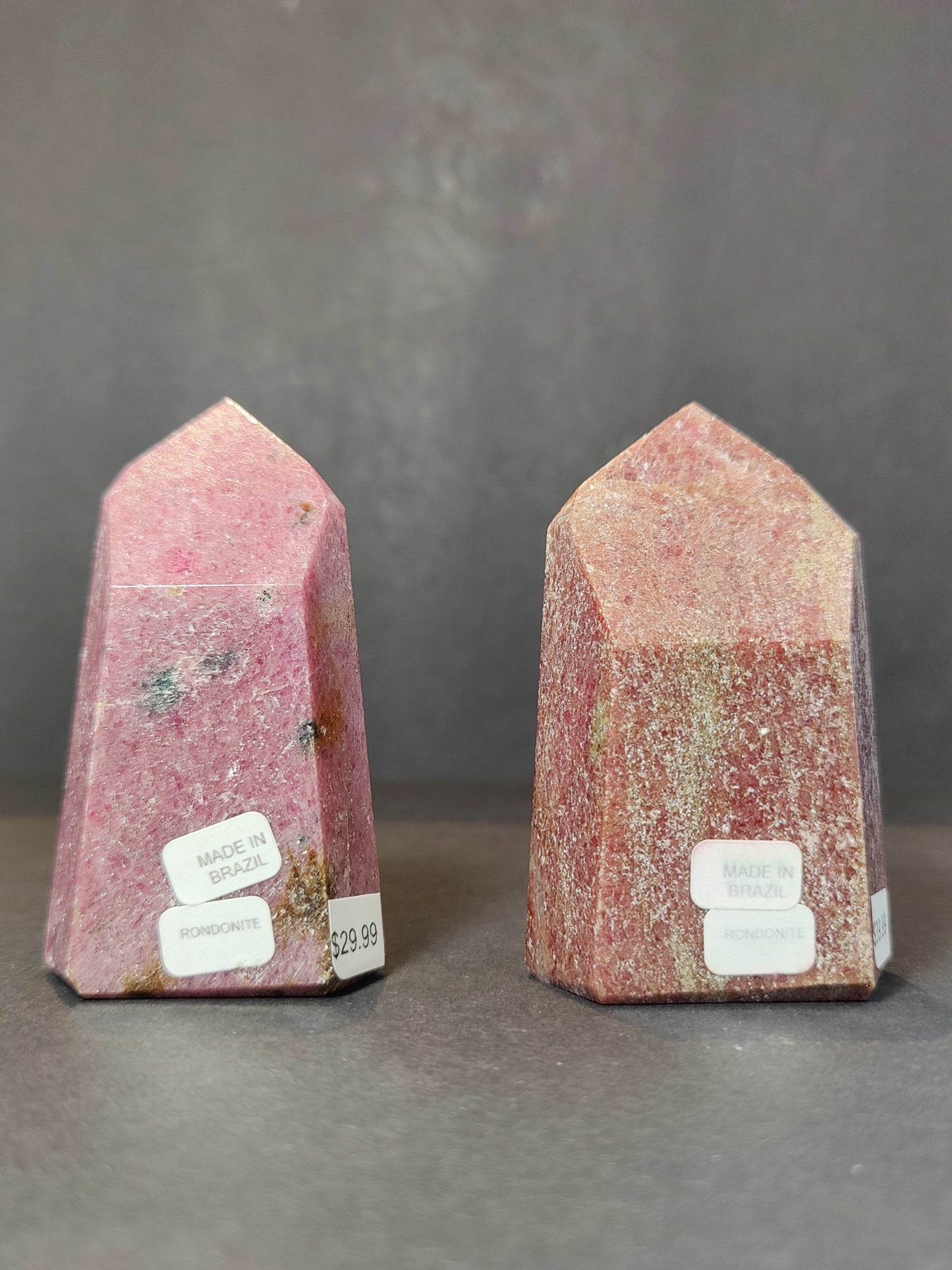 Rhodochrosite Polished Obelisk Tower Sculpture