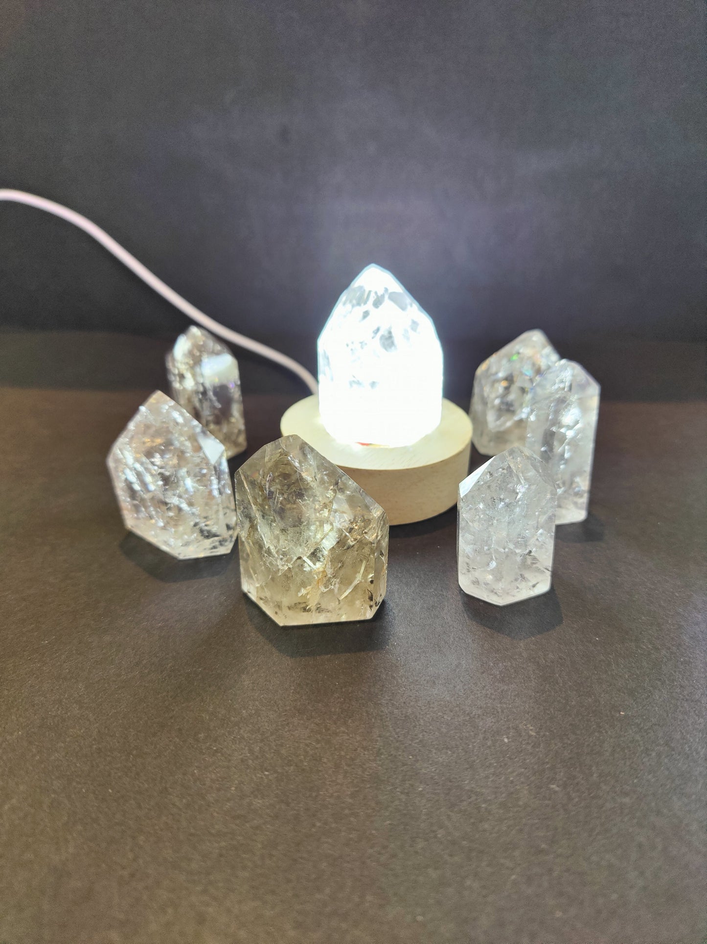 Crackle Quartz Point