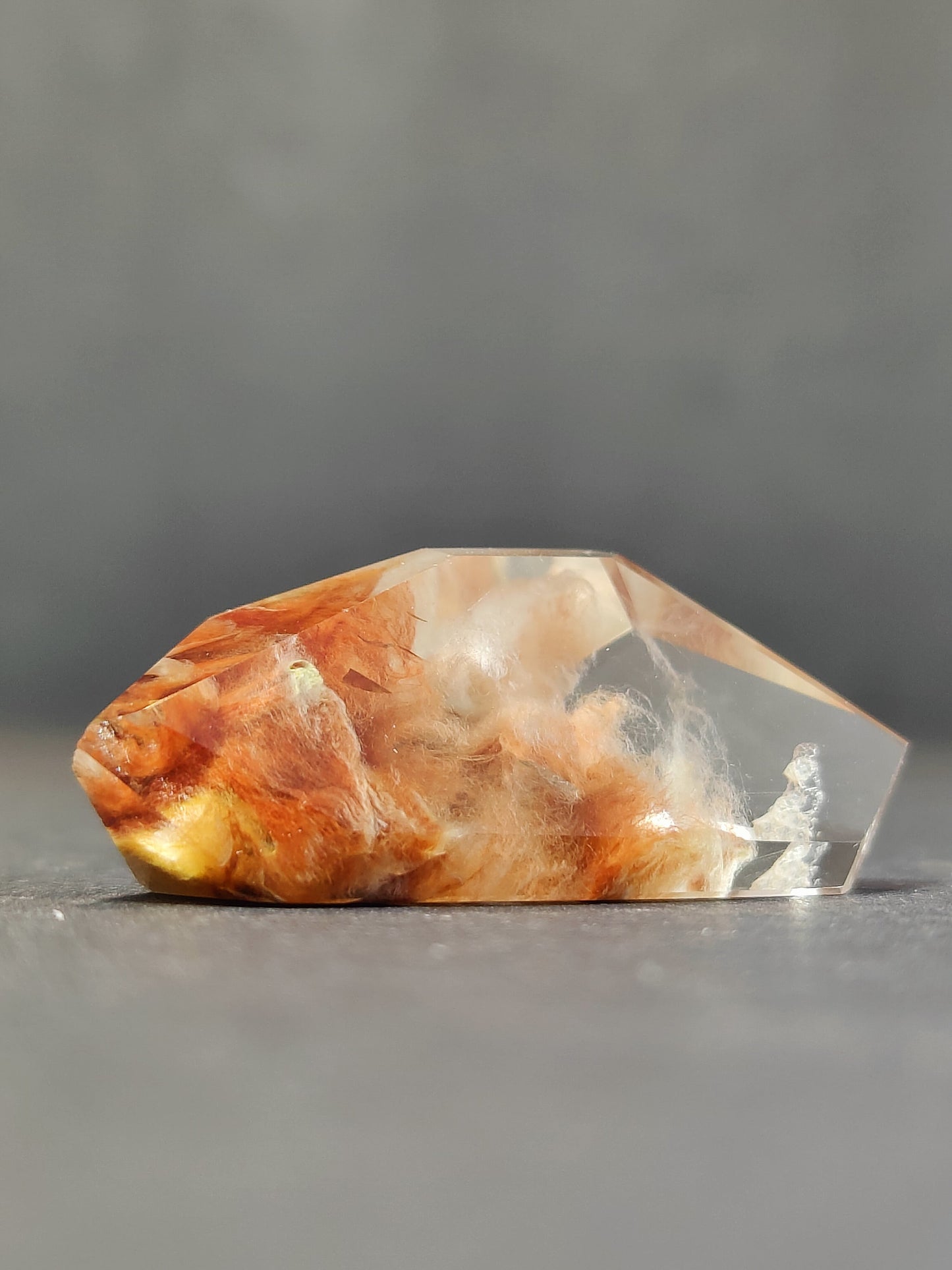 Amphibole (Angel Phantom) Quartz Polished Freeform (SM)