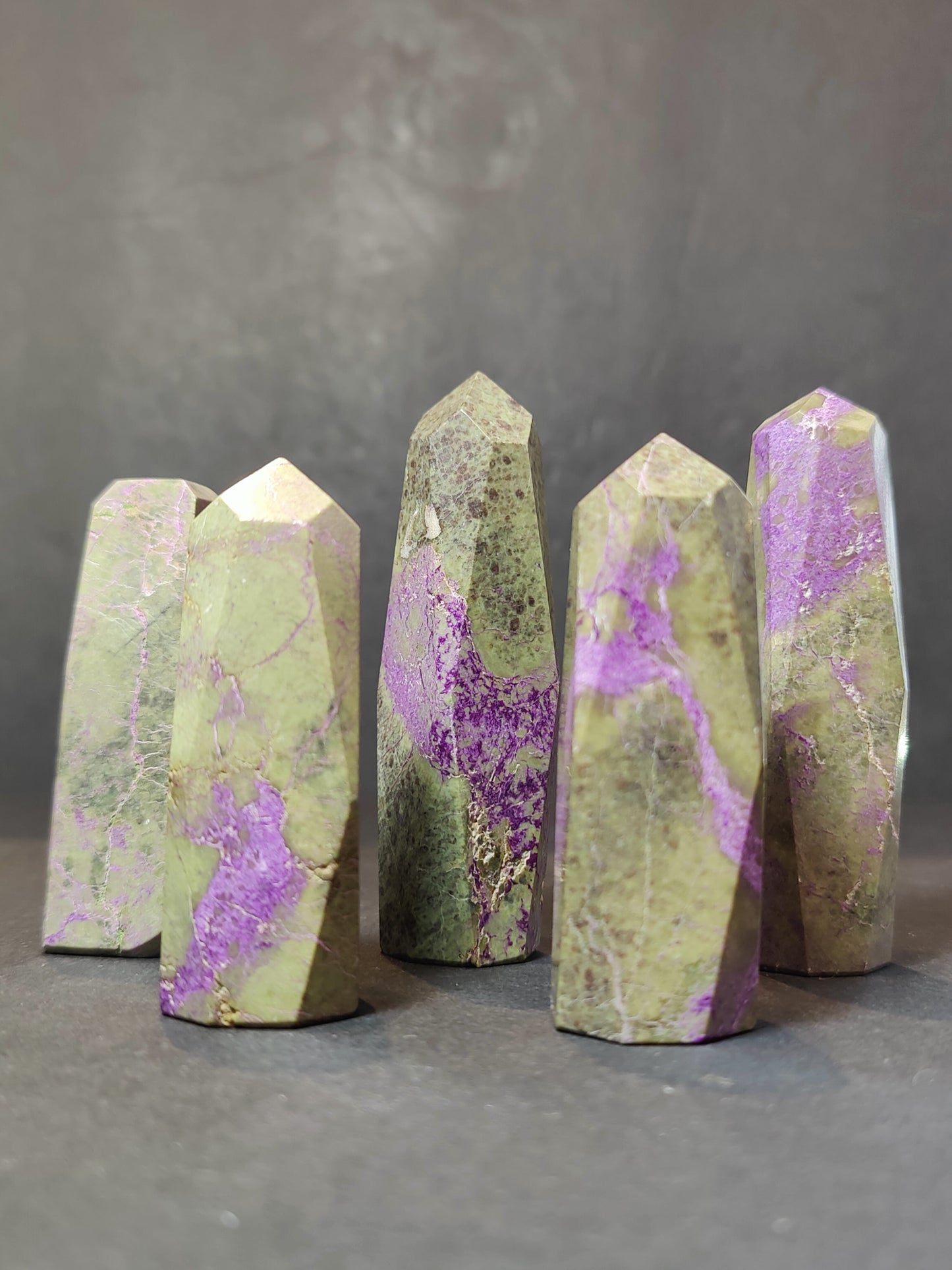 Atlantisite (Stichtite with Serpentine) Polished Tower Sculpture