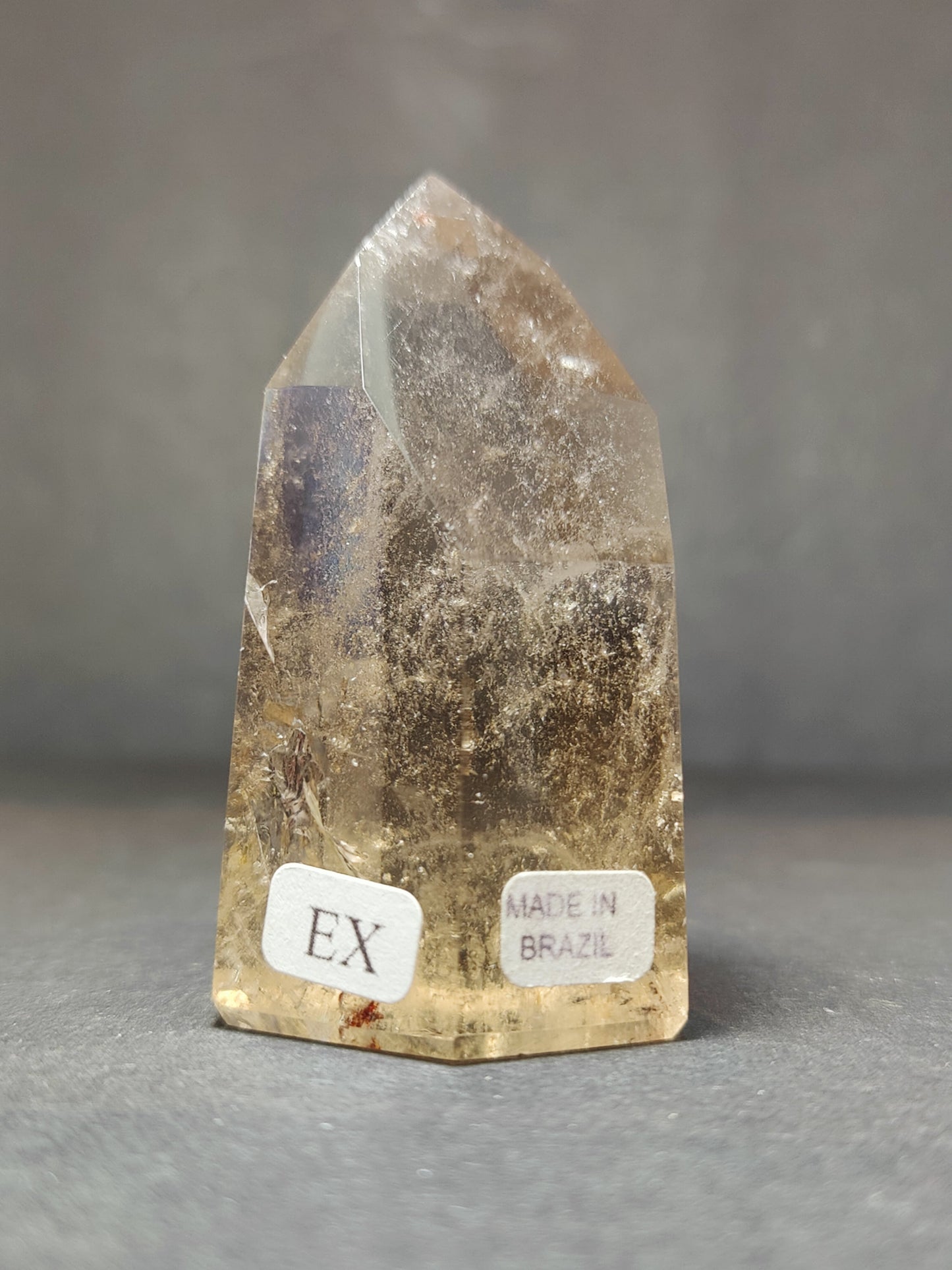Smoky/Clear Quartz Polished Free Form Sculpture (Extra Quality)