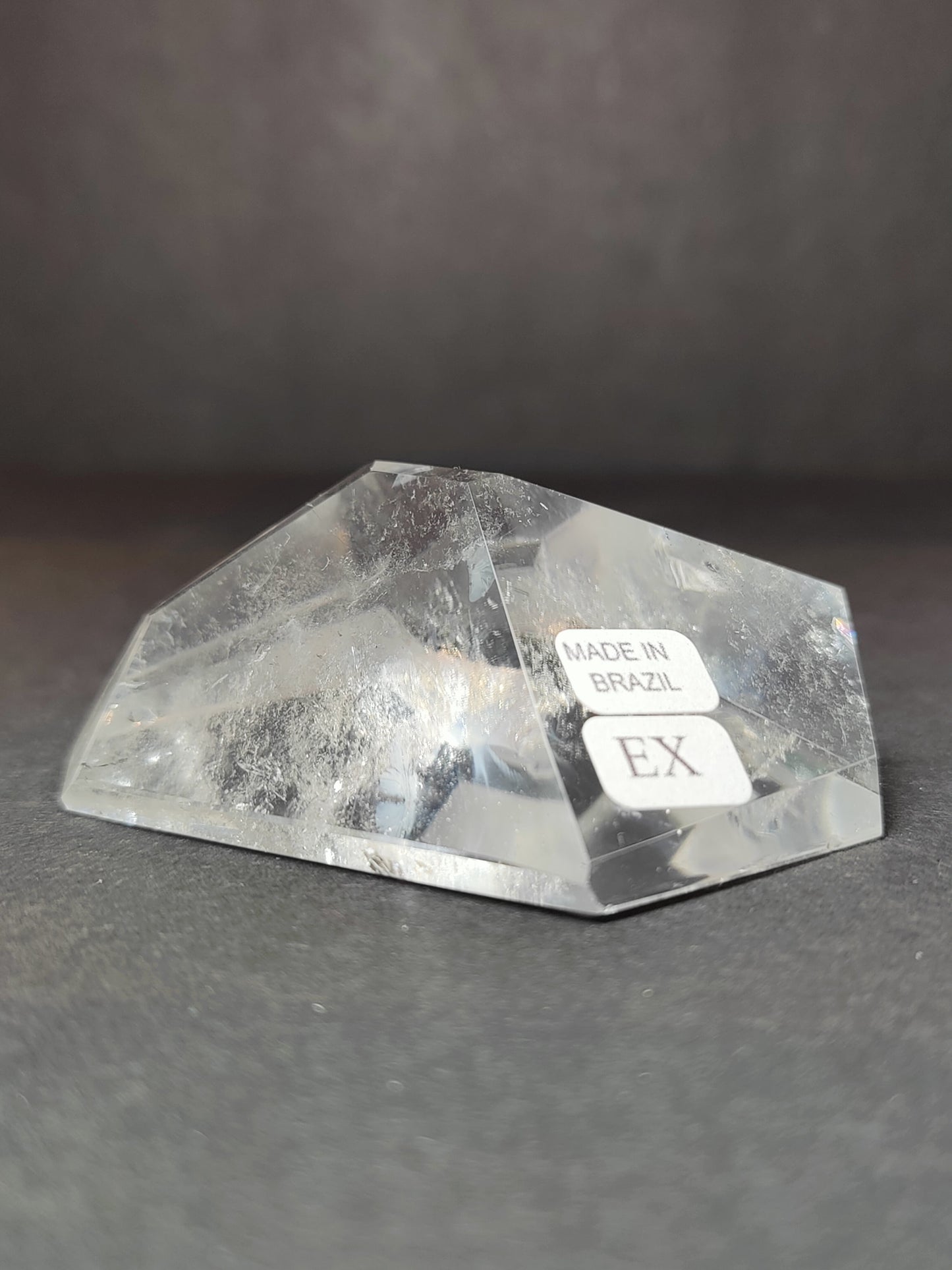 Smoky/Clear Quartz Polished Free Form Sculpture (Extra Quality)