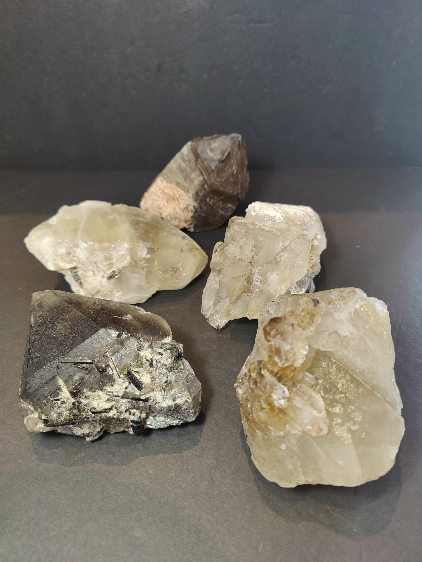 Smoky Quartz Natural Elestial Points
