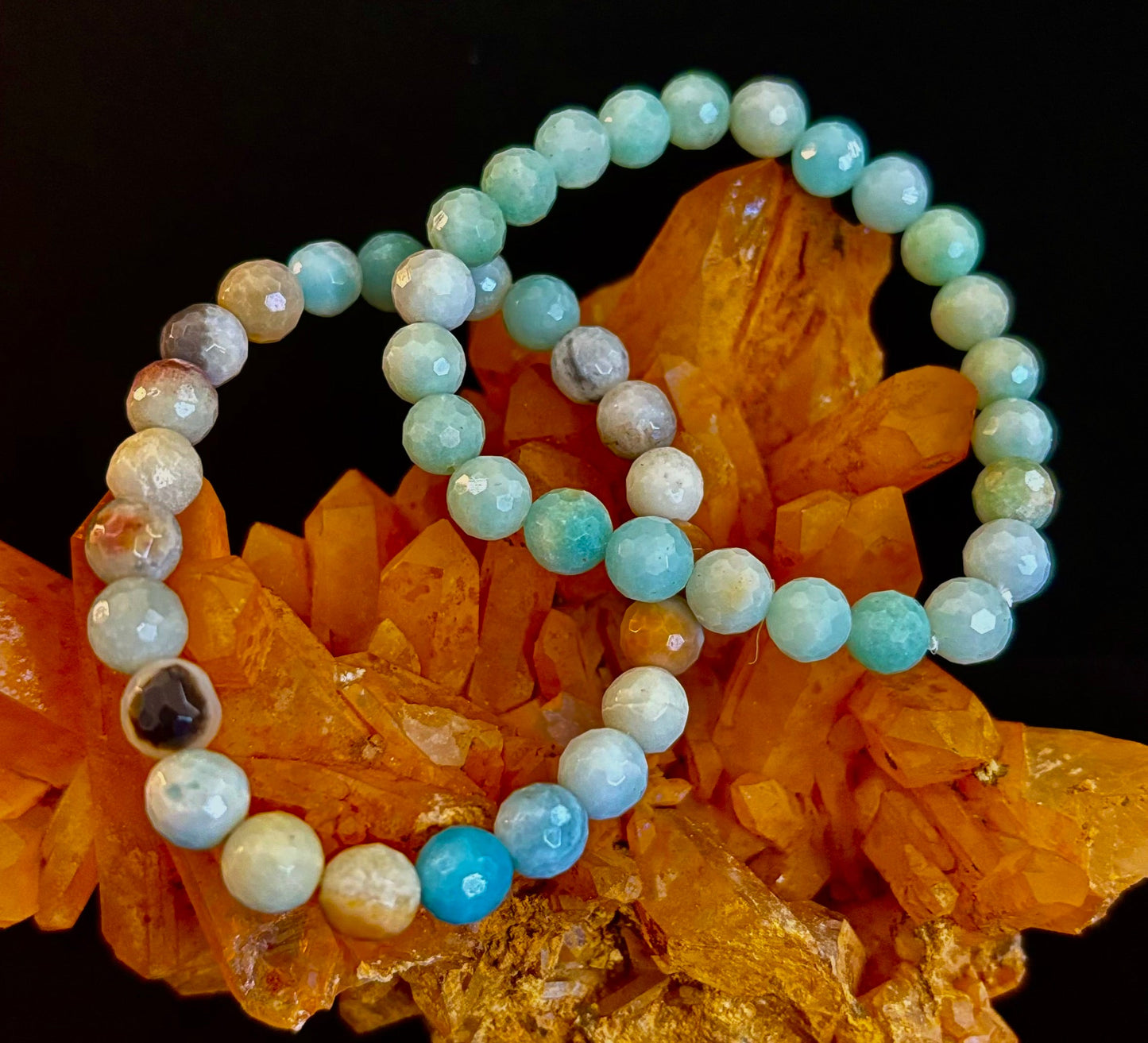 Amazonite Multifaceted Serenity Bracelet