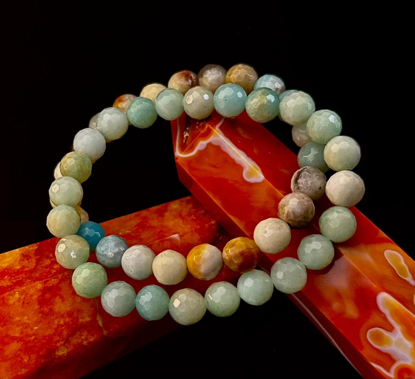 Amazonite Multifaceted Serenity Bracelet
