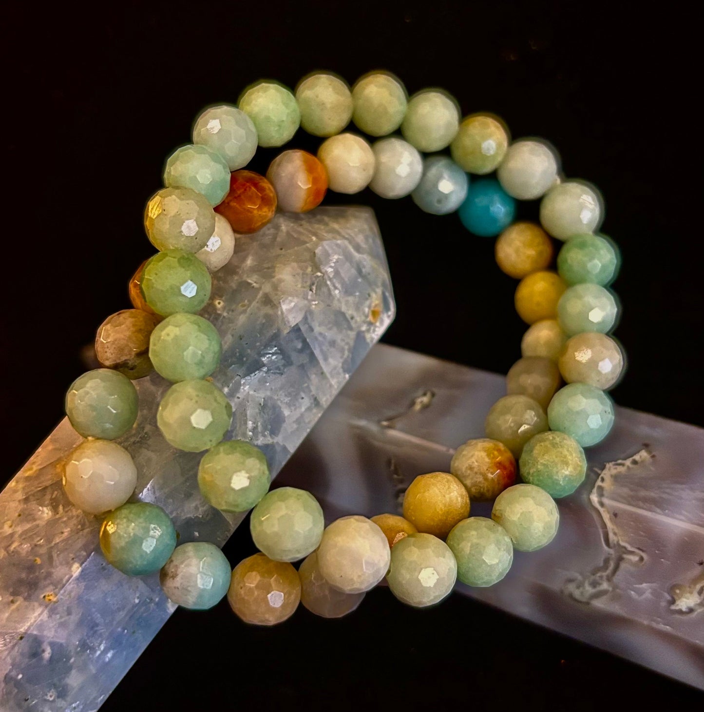 Amazonite Multifaceted Serenity Bracelet