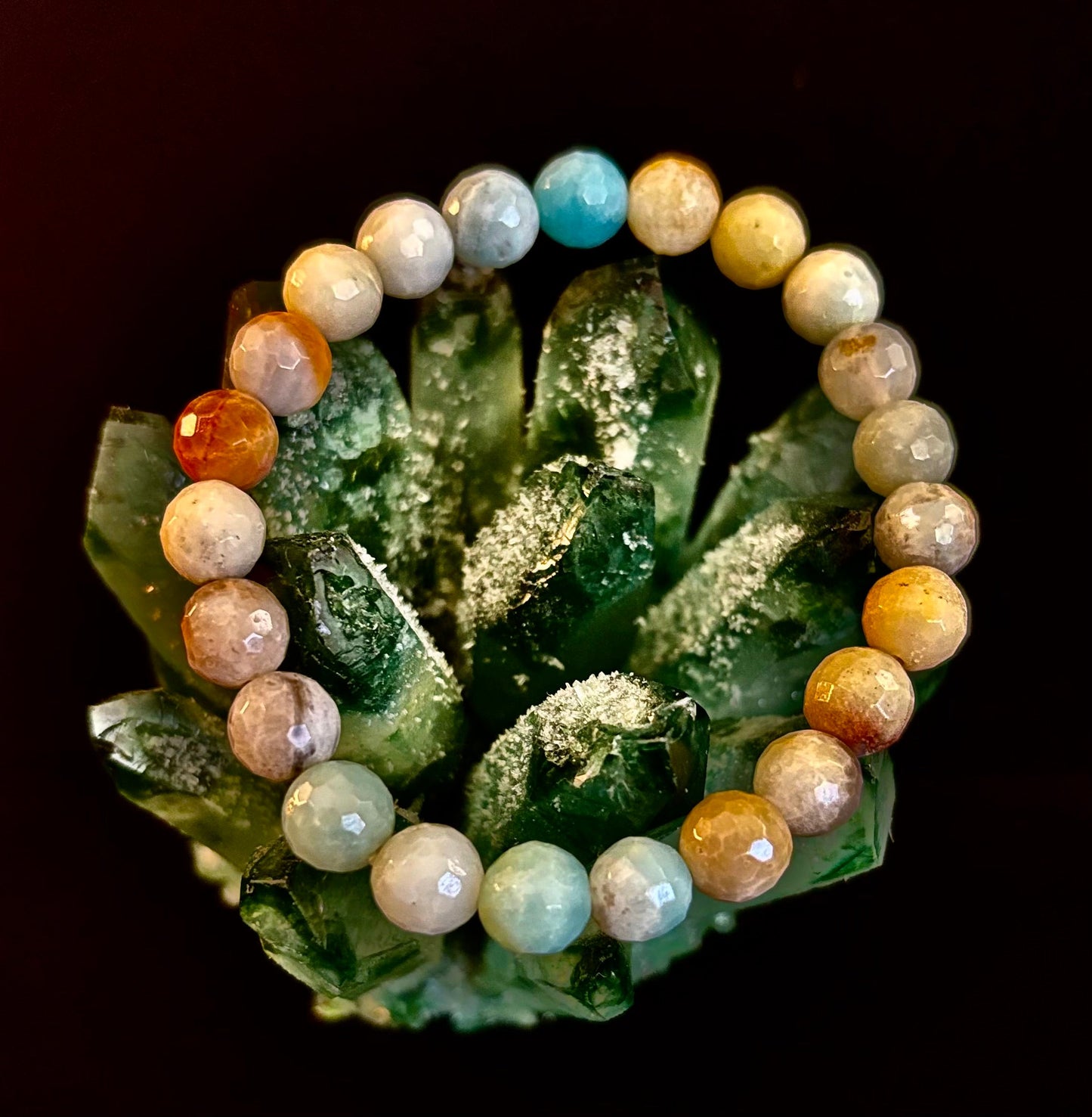 Amazonite Multifaceted Serenity Bracelet