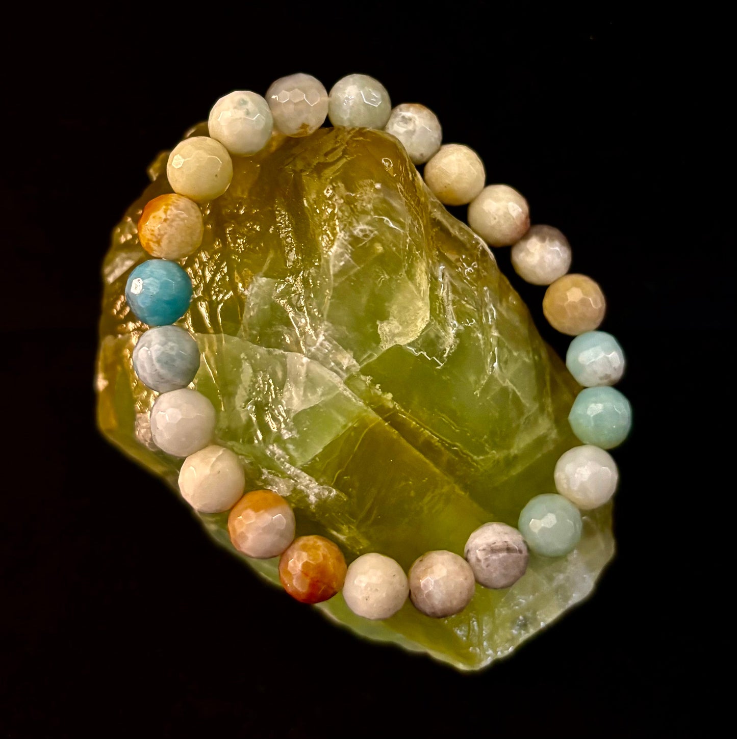 Amazonite Multifaceted Serenity Bracelet