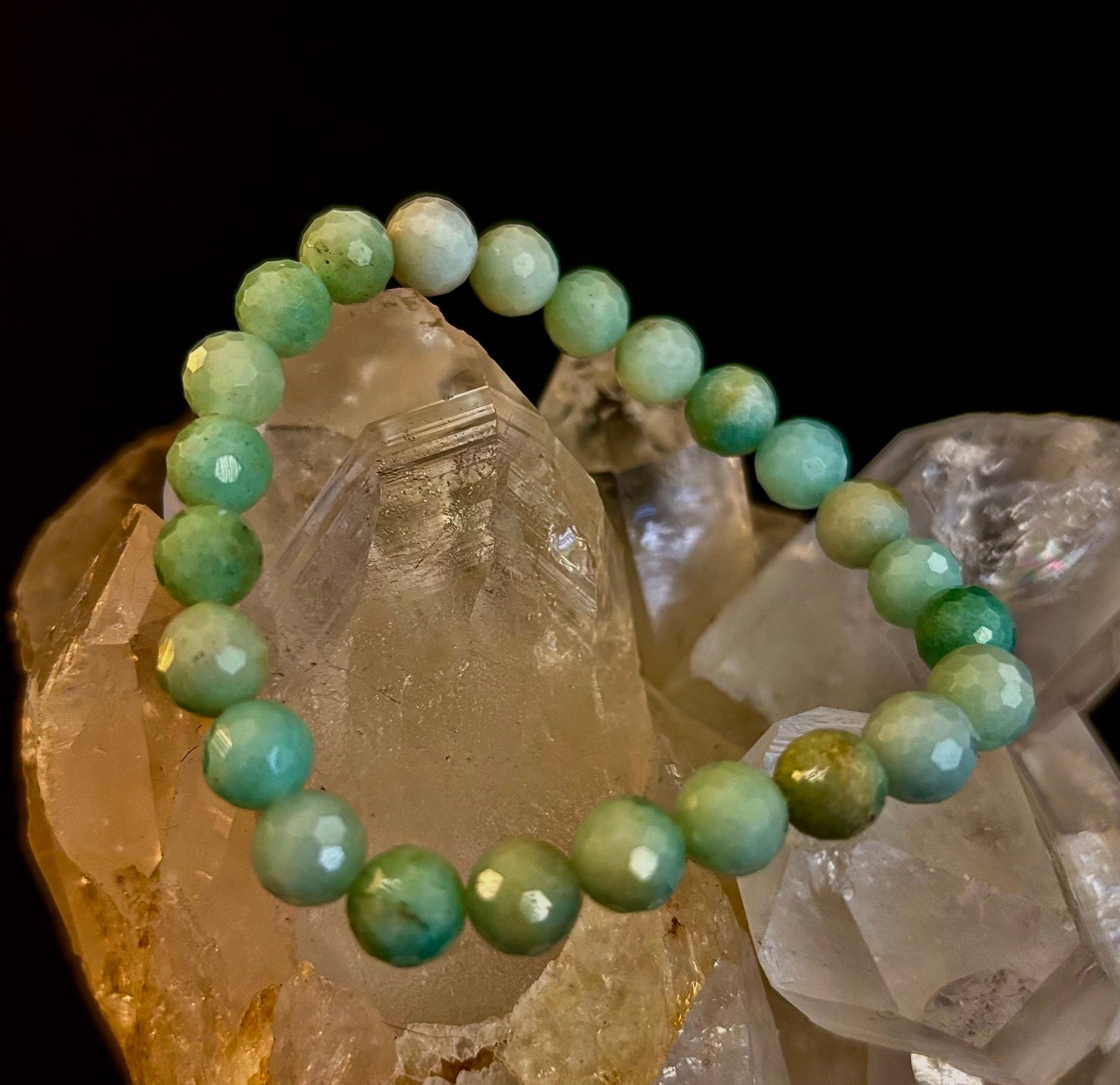 Amazonite Multifaceted Serenity Bracelet