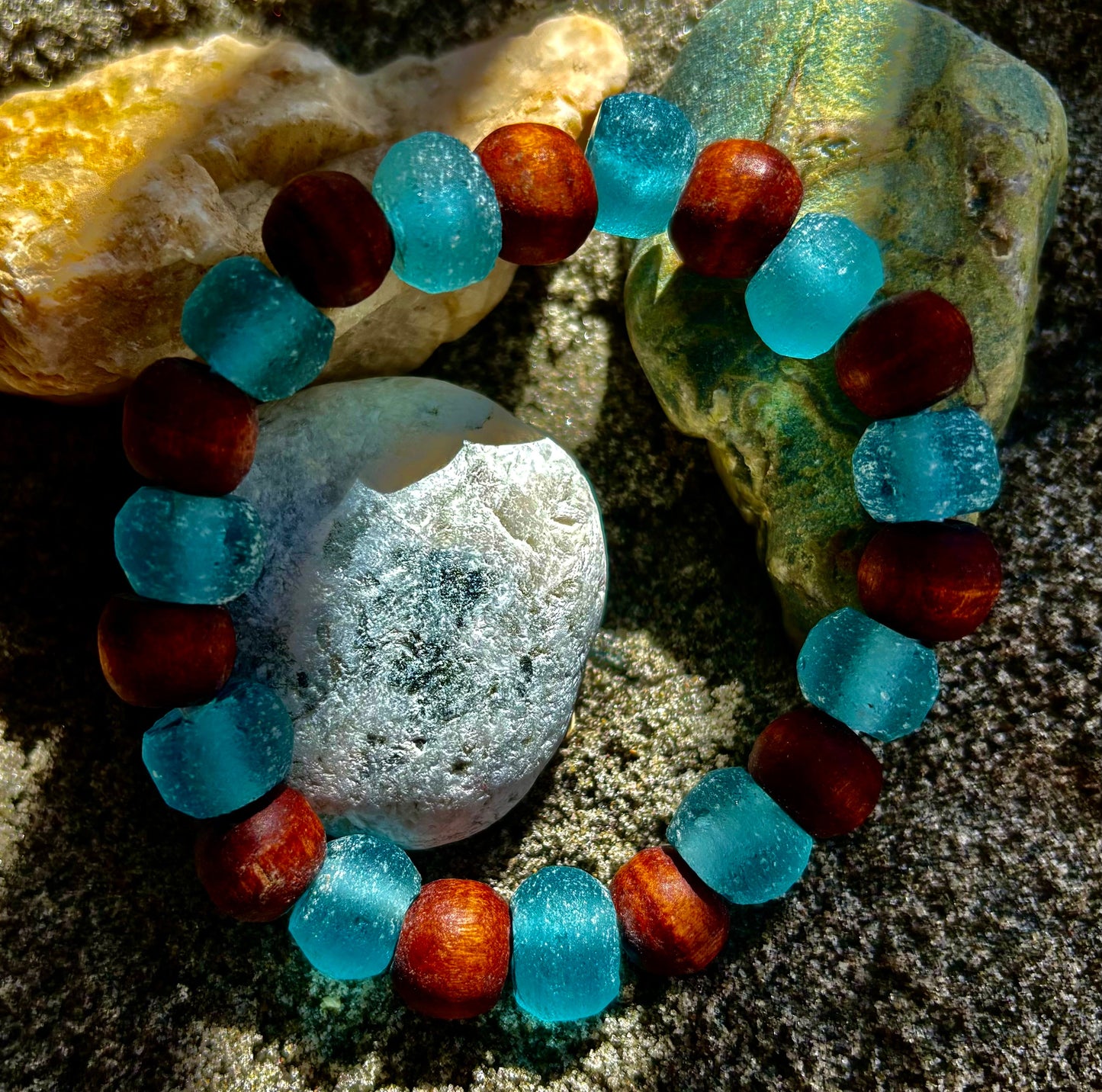 Ocean Drift Recycled Sea Glass Bracelet