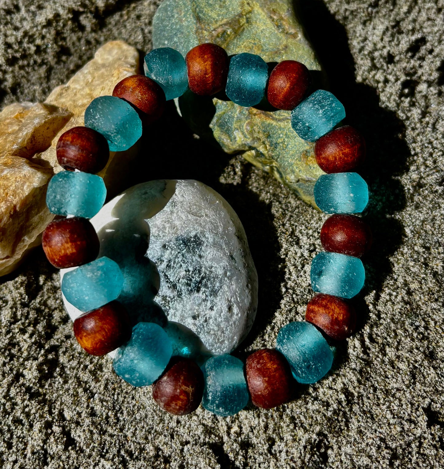 Ocean Drift Recycled Sea Glass Bracelet