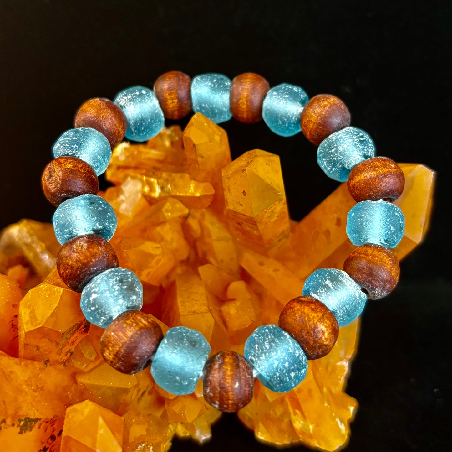 Ocean Drift Recycled Sea Glass Bracelet