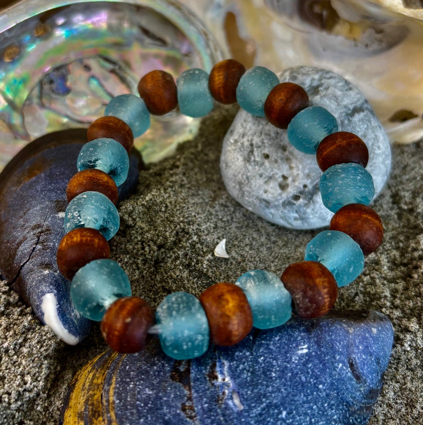 Ocean Drift Recycled Sea Glass Bracelet