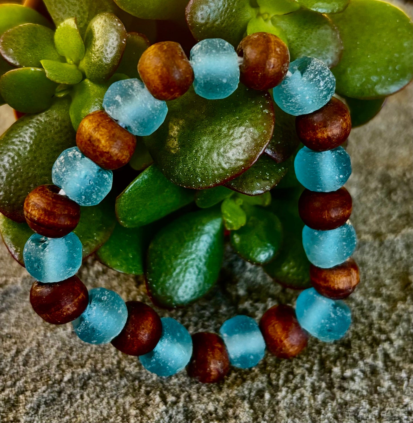 Ocean Drift Recycled Sea Glass Bracelet