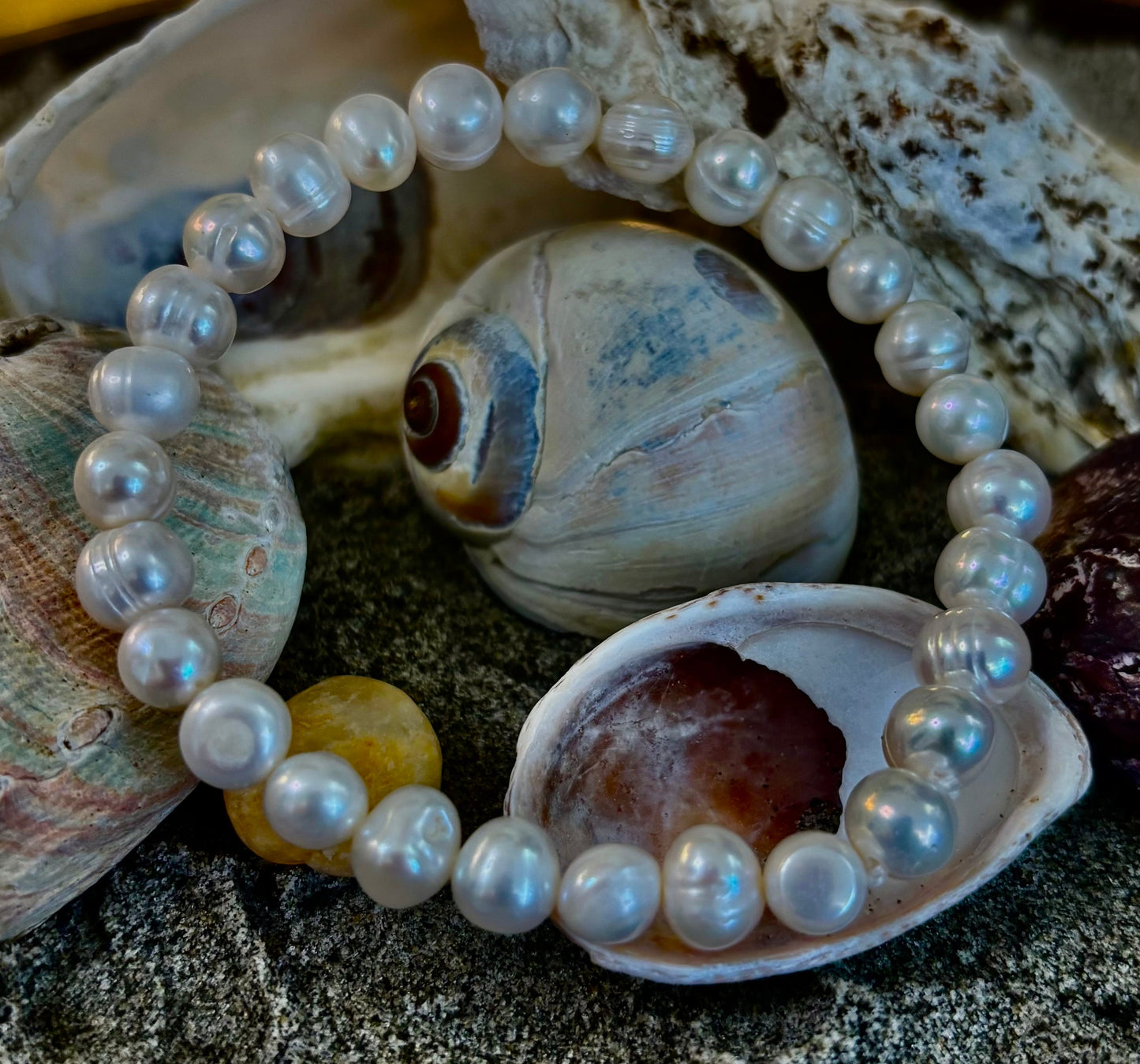 Luminous Grace Freshwater Pearl Bracelet