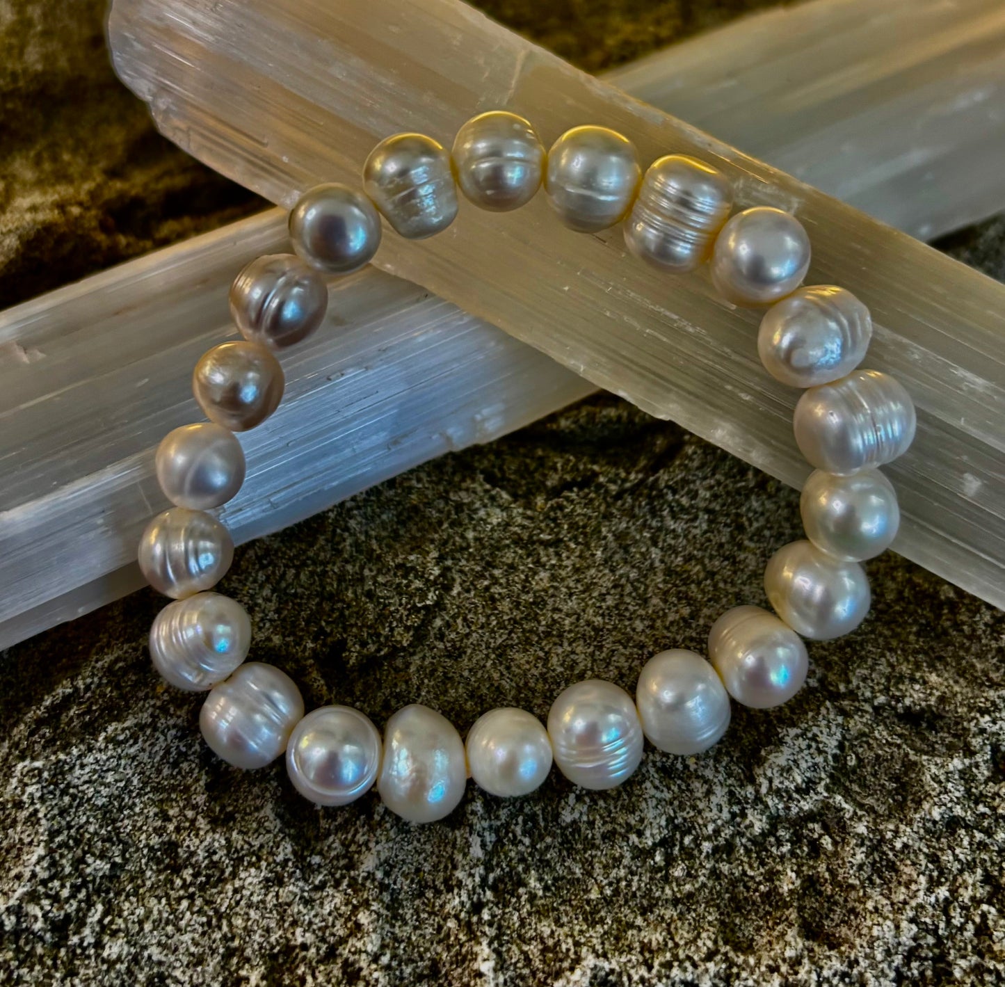 Luminous Grace Freshwater Pearl Bracelet
