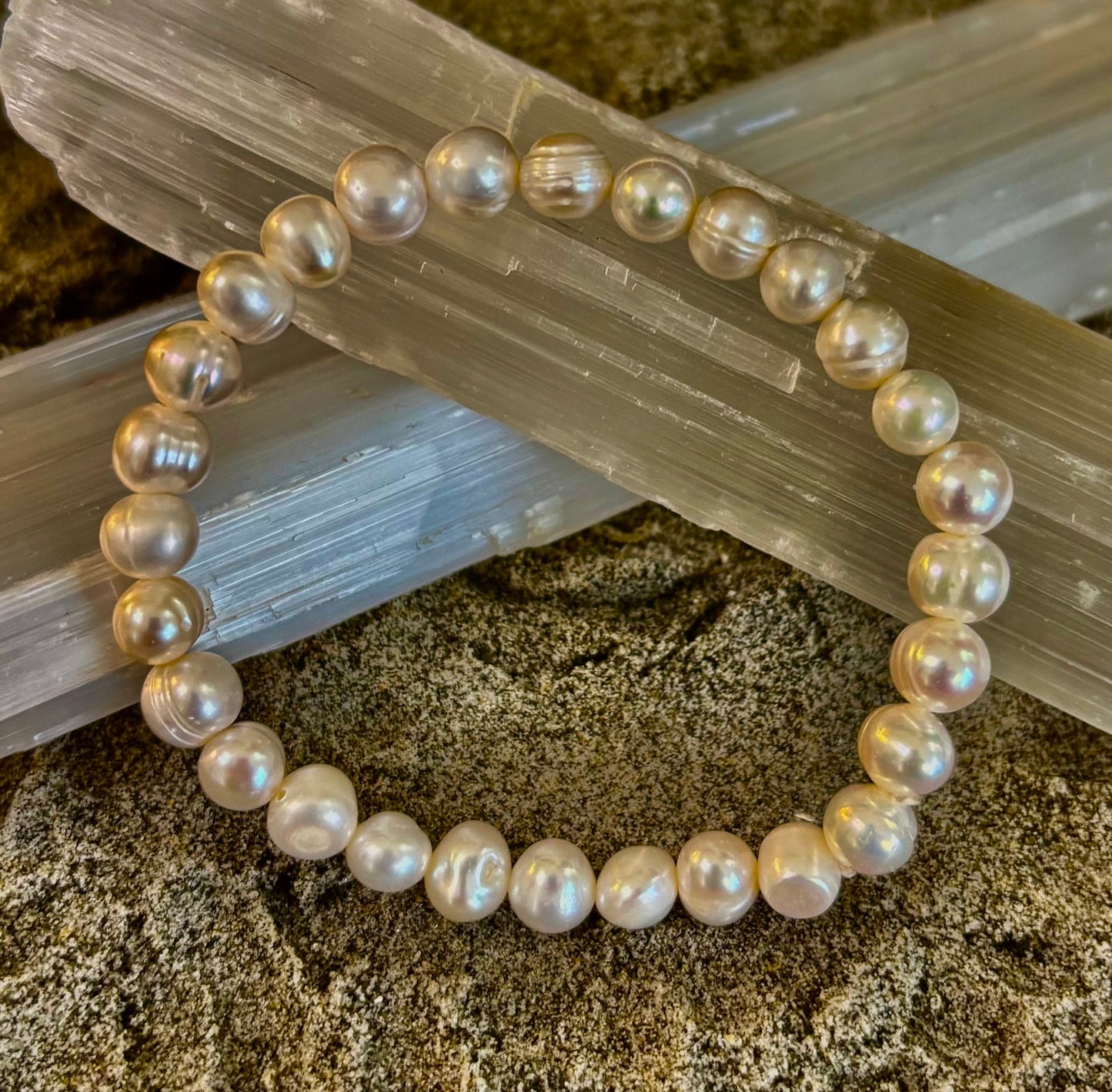 Luminous Grace Freshwater Pearl Bracelet