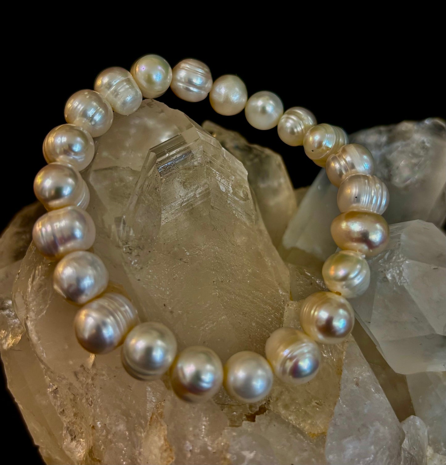 Luminous Grace Freshwater Pearl Bracelet