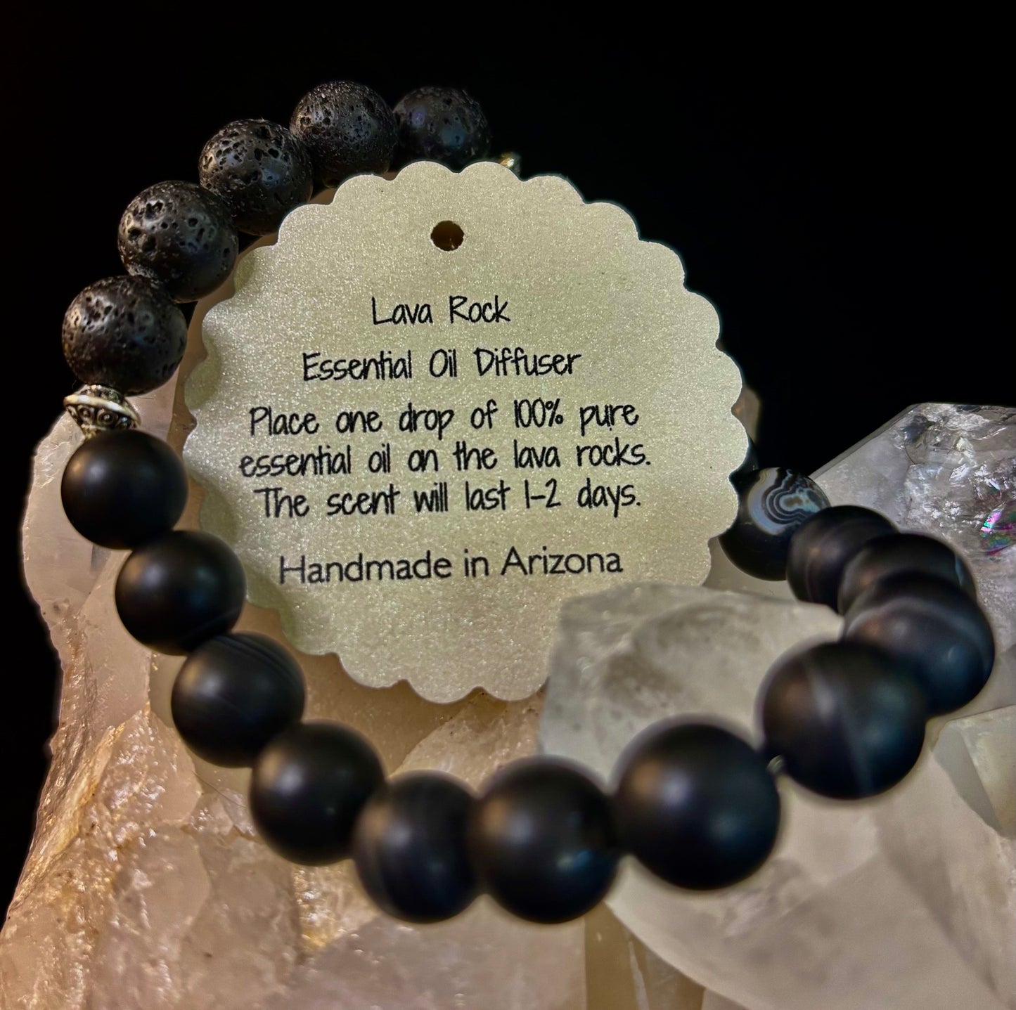 Grounded Energy Sardonyx Diffuser Bracelet