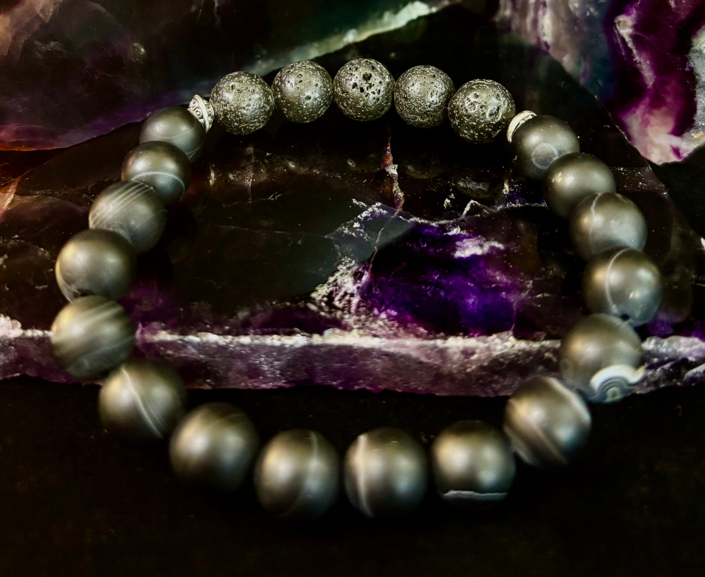 Grounded Energy Sardonyx Diffuser Bracelet