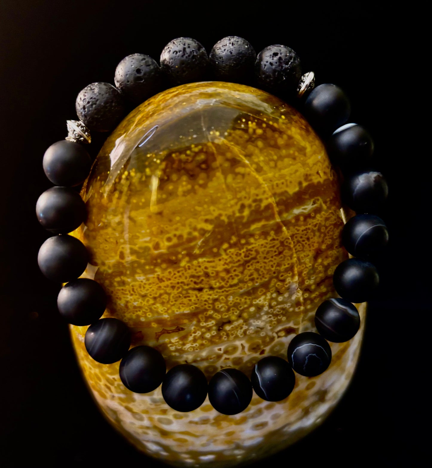 Grounded Energy Sardonyx Diffuser Bracelet