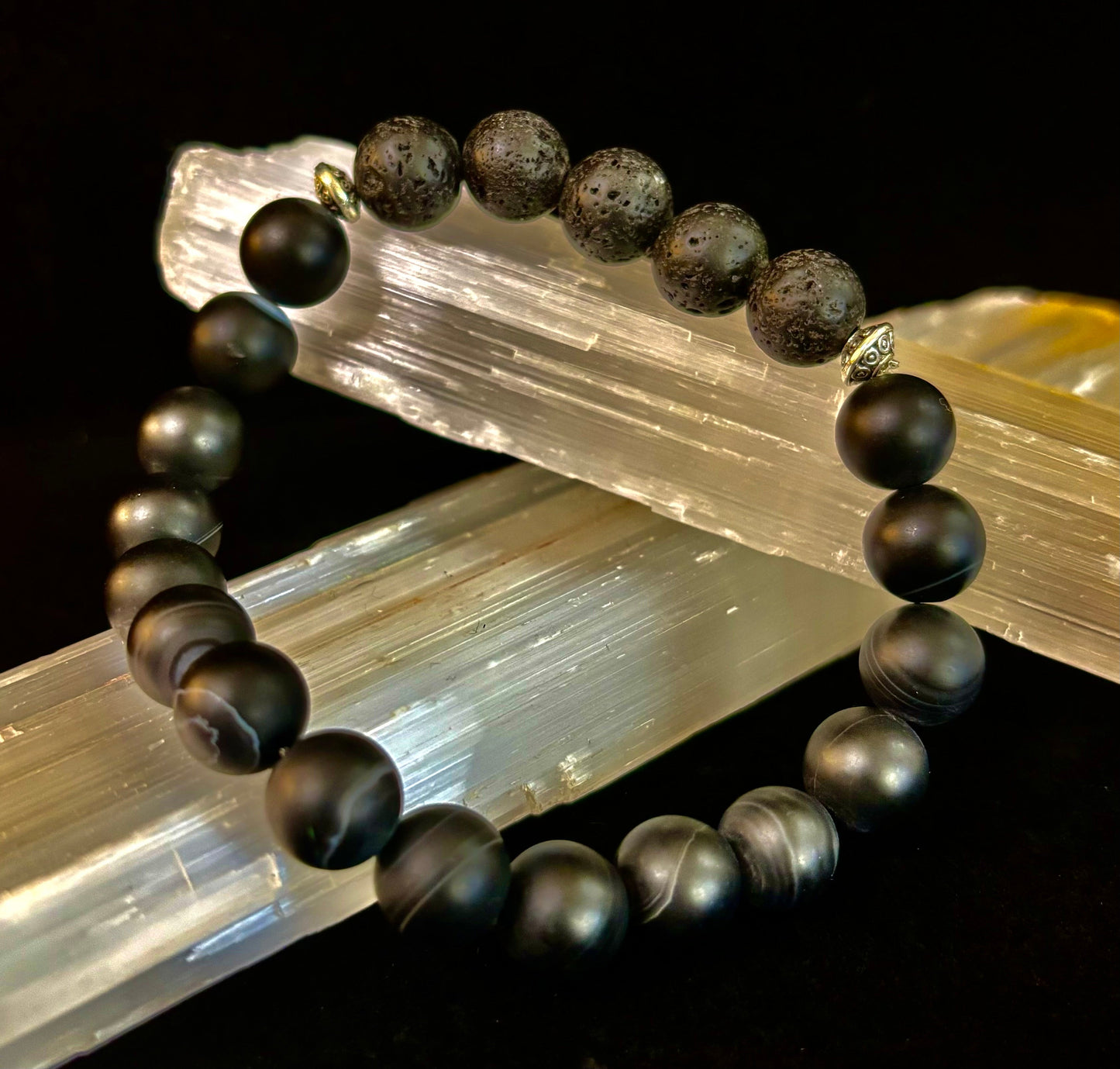 Grounded Energy Sardonyx Diffuser Bracelet
