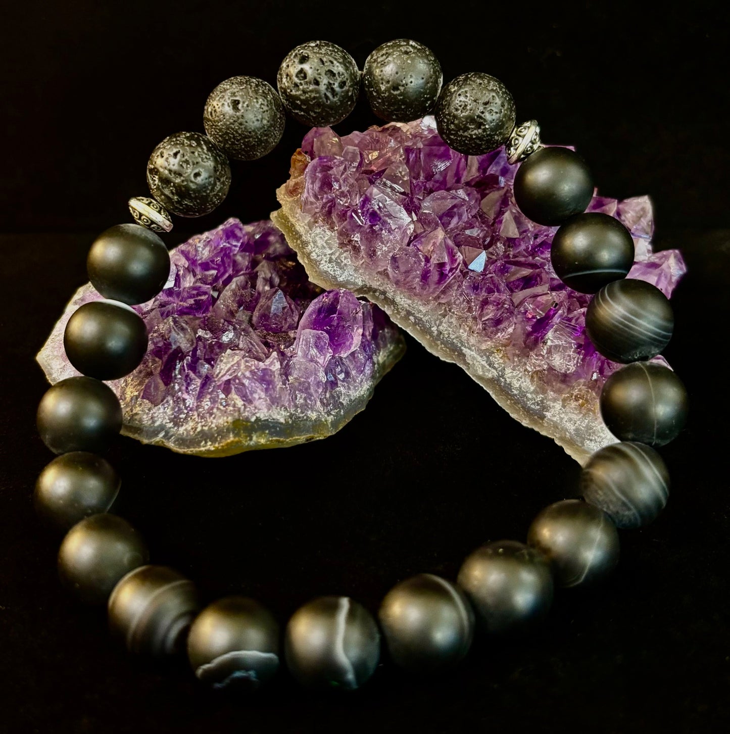 Grounded Energy Sardonyx Diffuser Bracelet