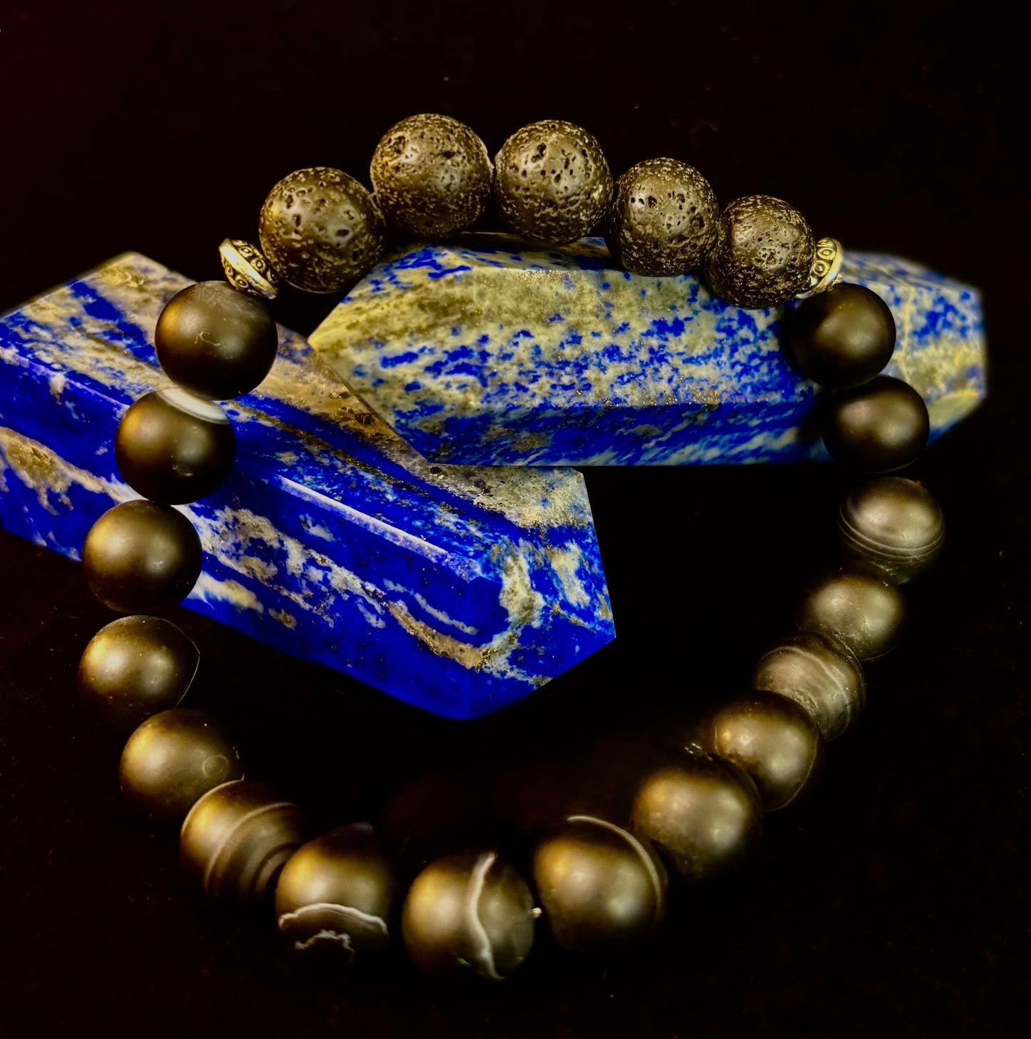 Grounded Energy Sardonyx Diffuser Bracelet