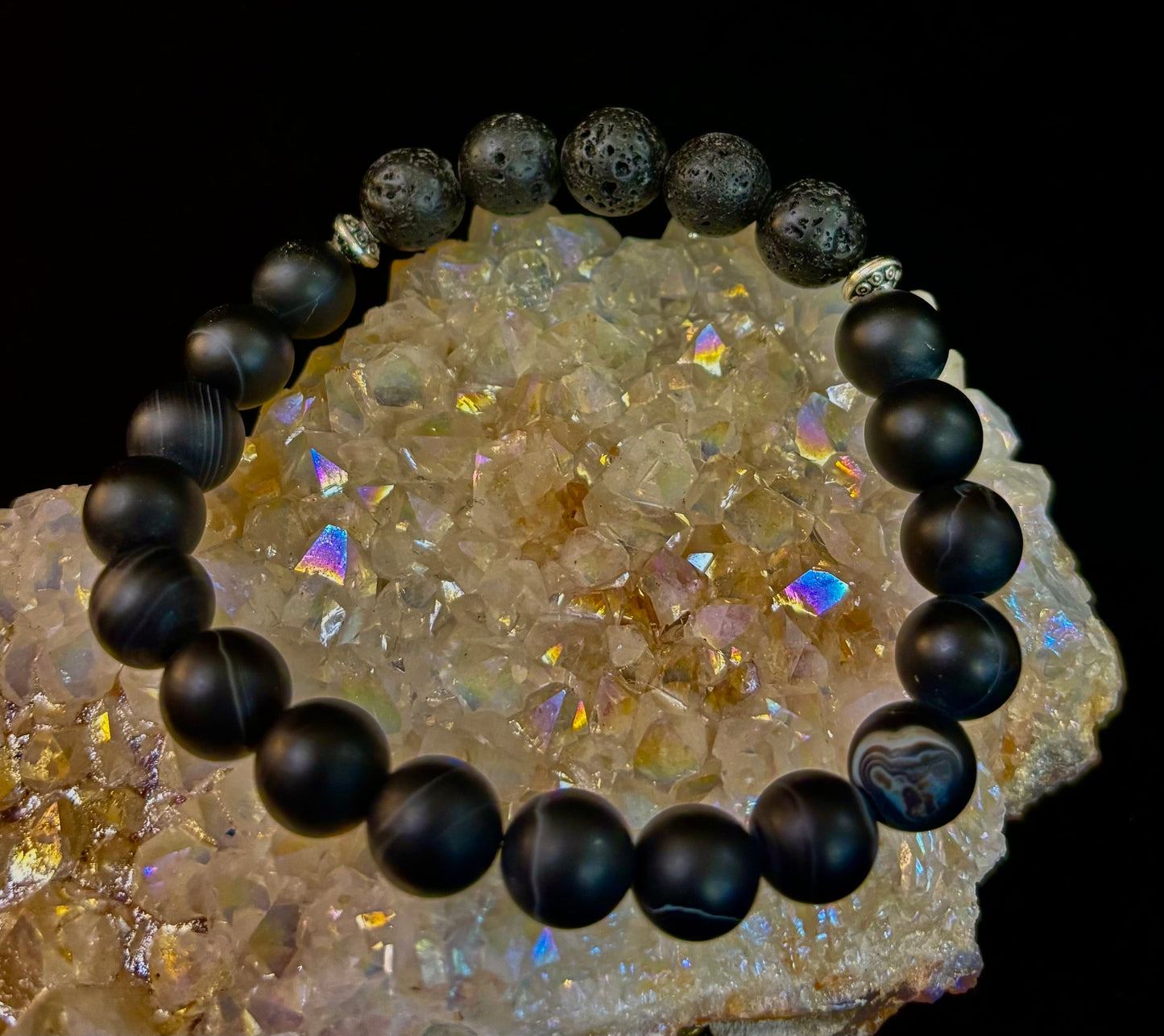 Grounded Energy Sardonyx Diffuser Bracelet