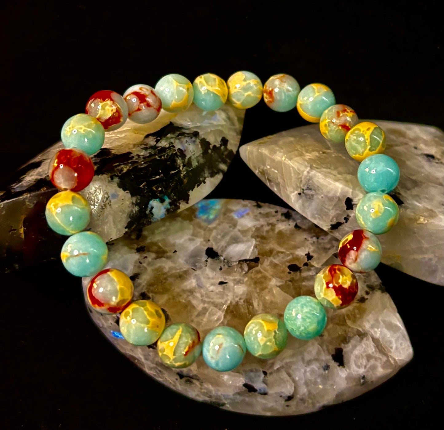 Transformation Energy Snake Skin Jasper Bracelet