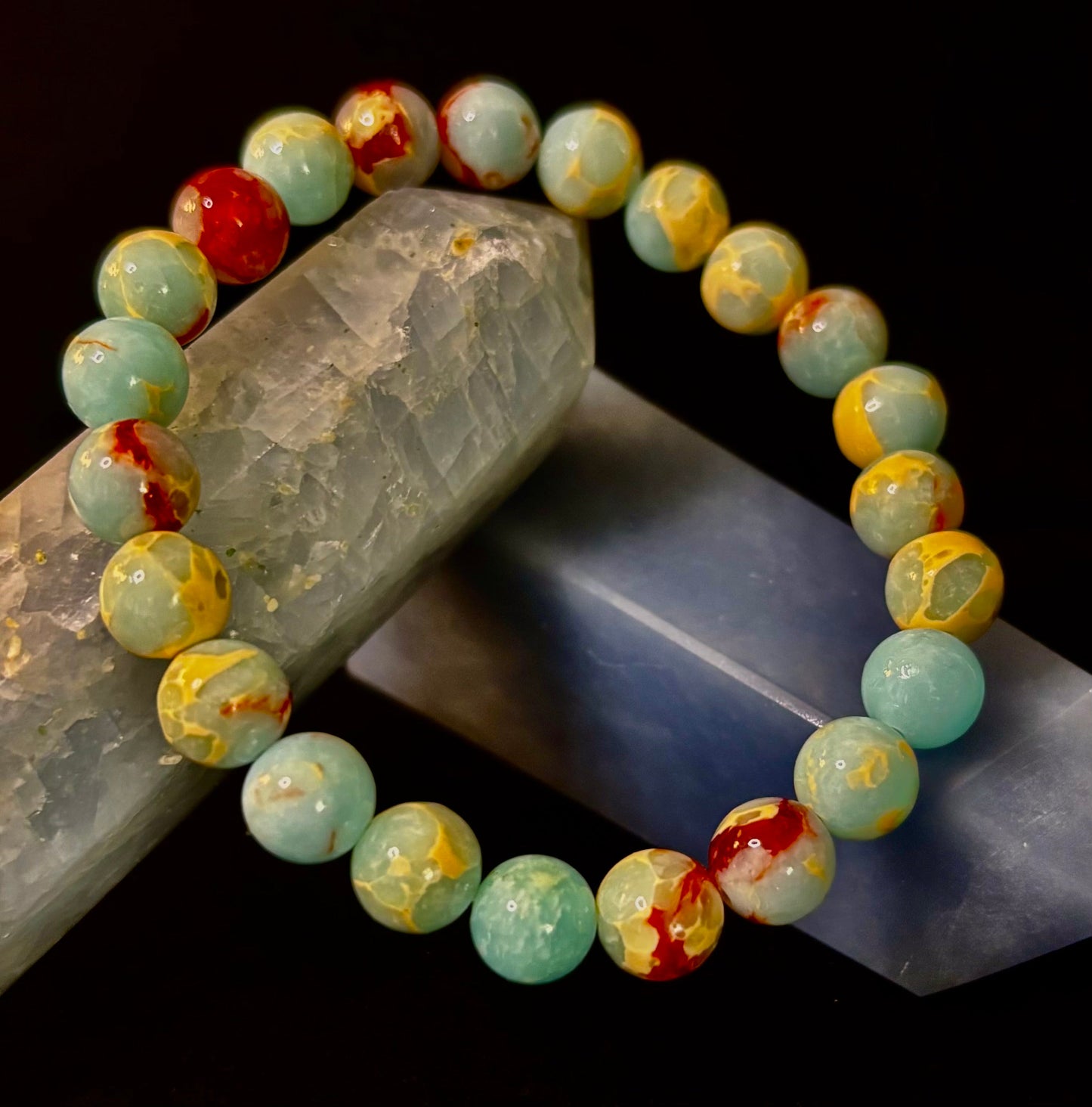 Transformation Energy Snake Skin Jasper Bracelet