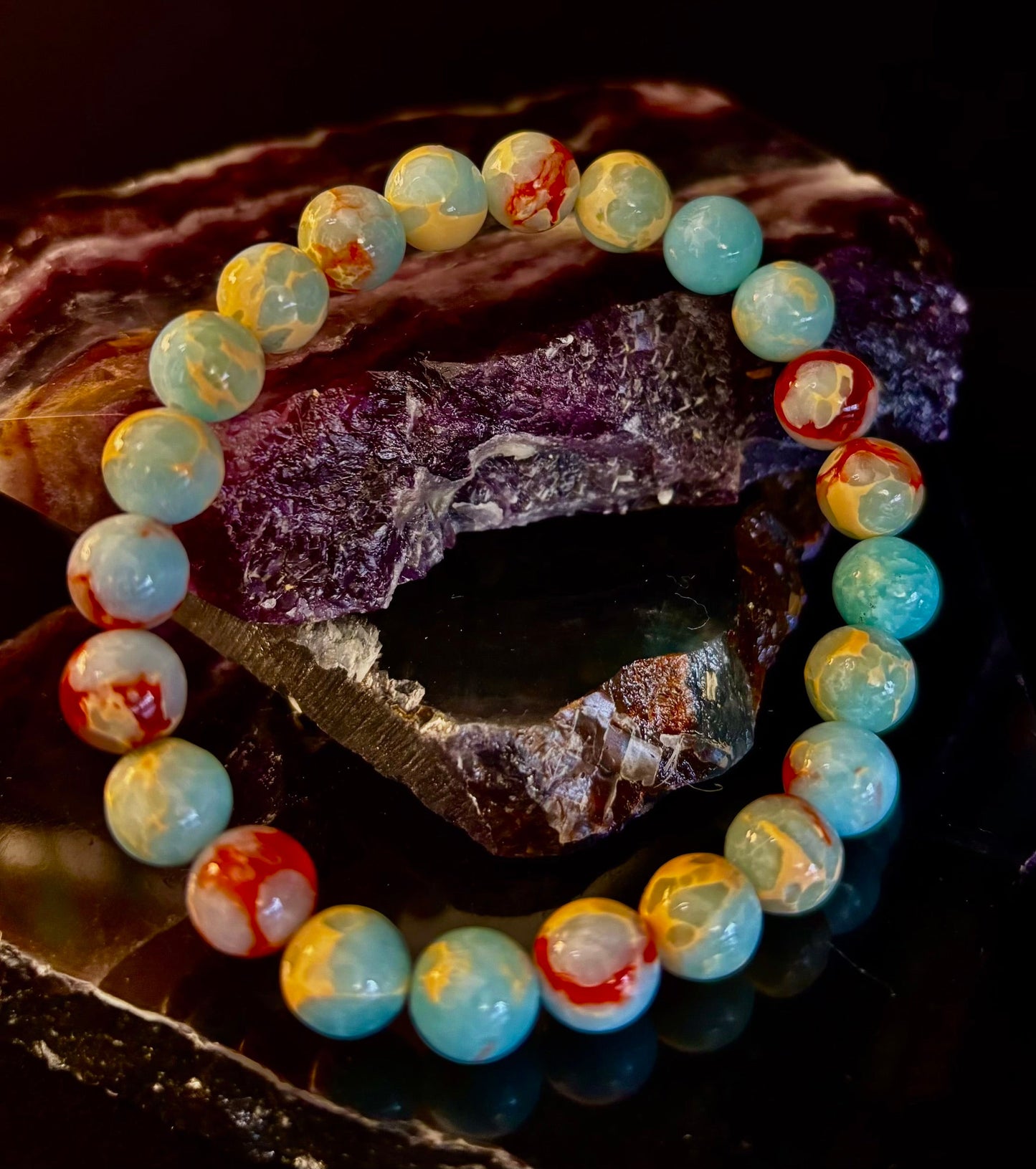 Transformation Energy Snake Skin Jasper Bracelet