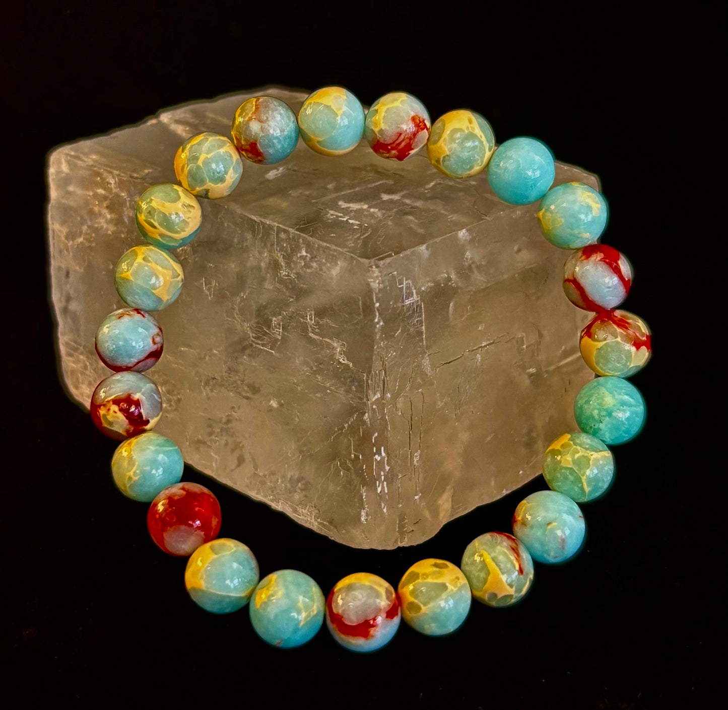 Transformation Energy Snake Skin Jasper Bracelet