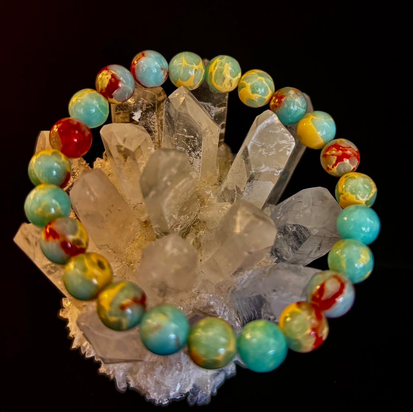 Transformation Energy Snake Skin Jasper Bracelet