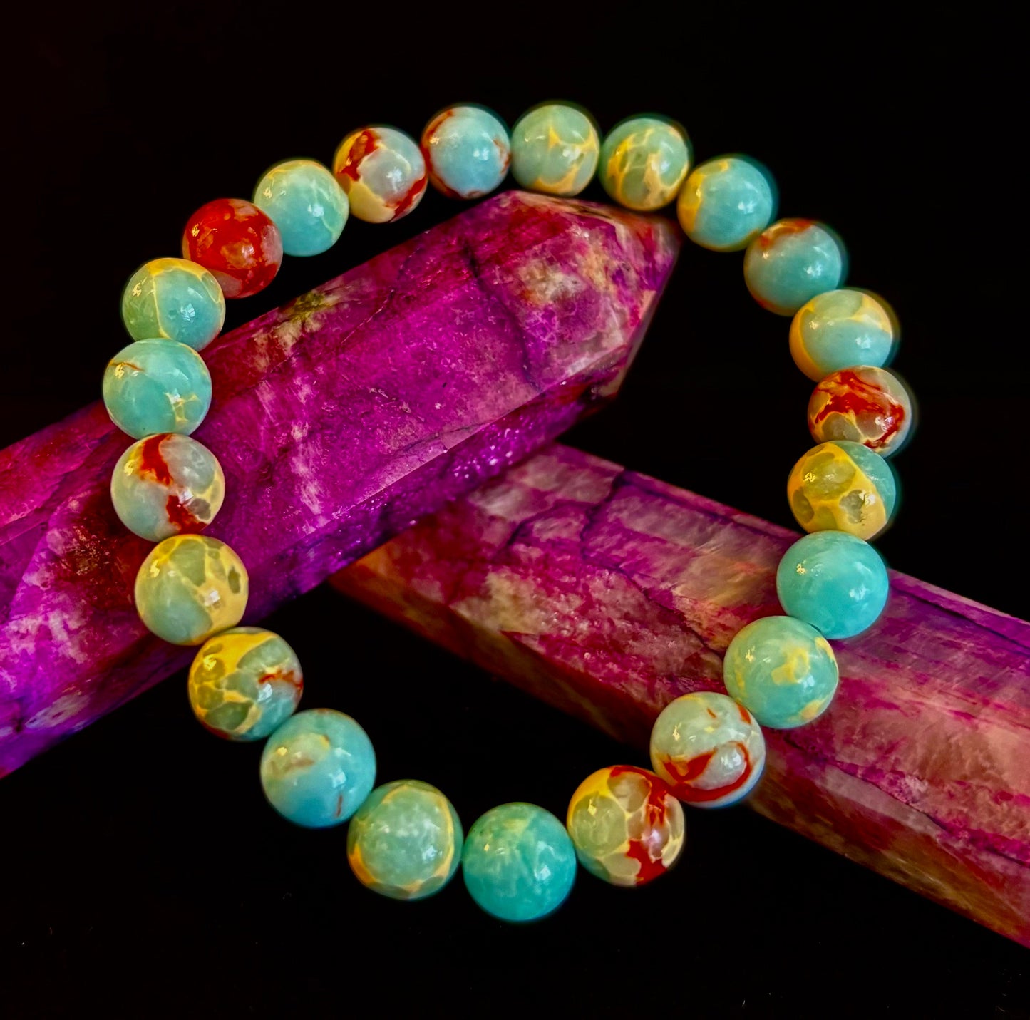 Transformation Energy Snake Skin Jasper Bracelet
