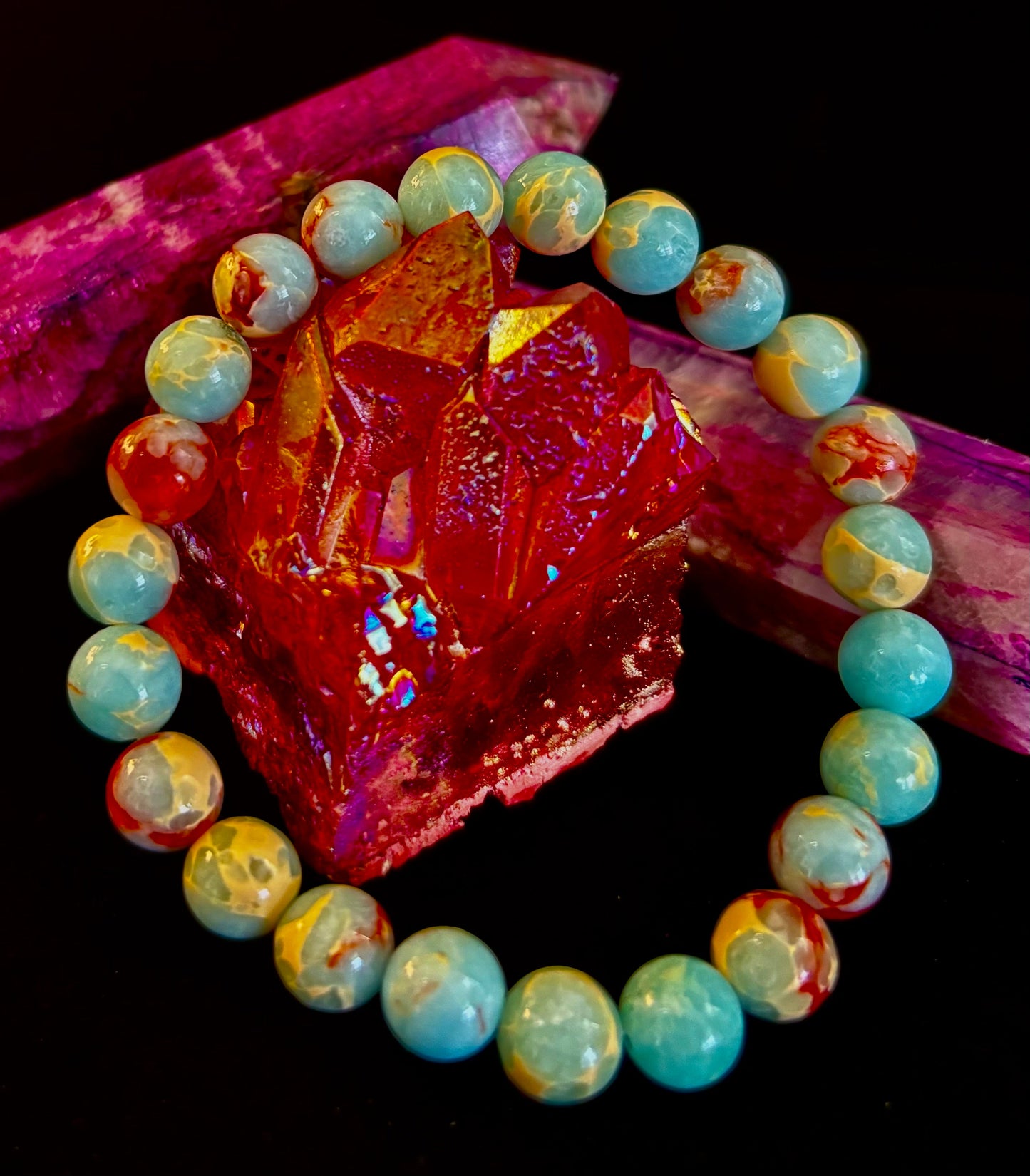 Transformation Energy Snake Skin Jasper Bracelet