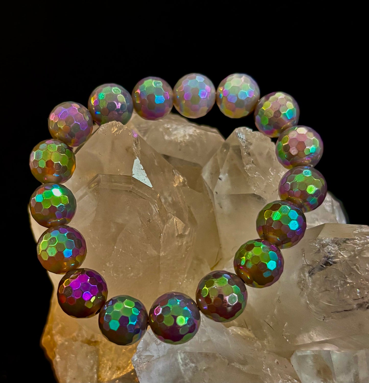 Wicked Glam Mystic Gray Agate Bracelet