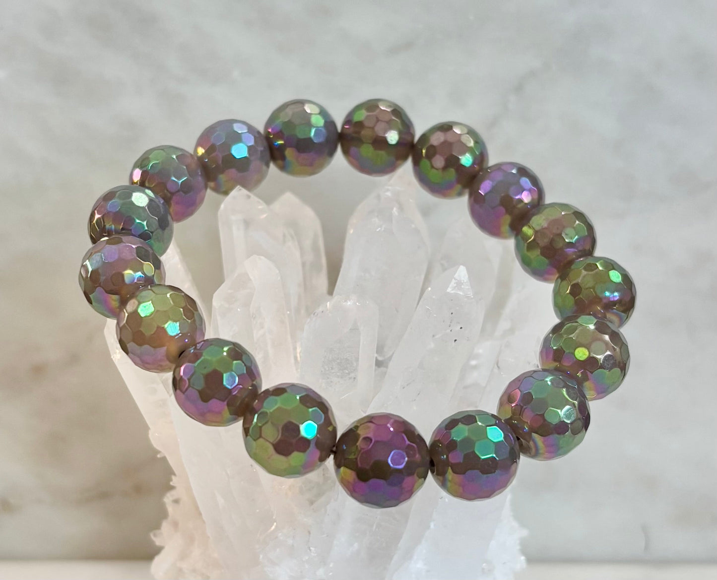 Wicked Glam Mystic Gray Agate Bracelet
