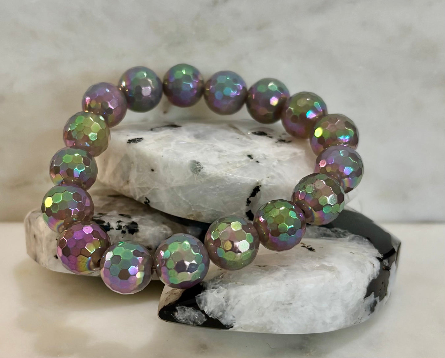 Wicked Glam Mystic Gray Agate Bracelet