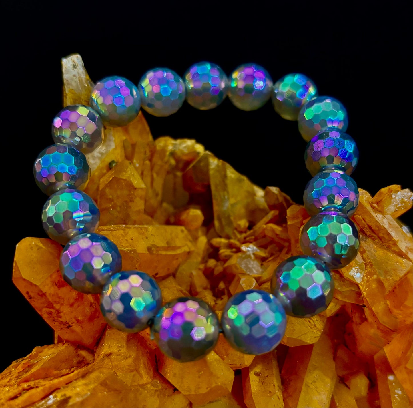 Wicked Glam Mystic Gray Agate Bracelet