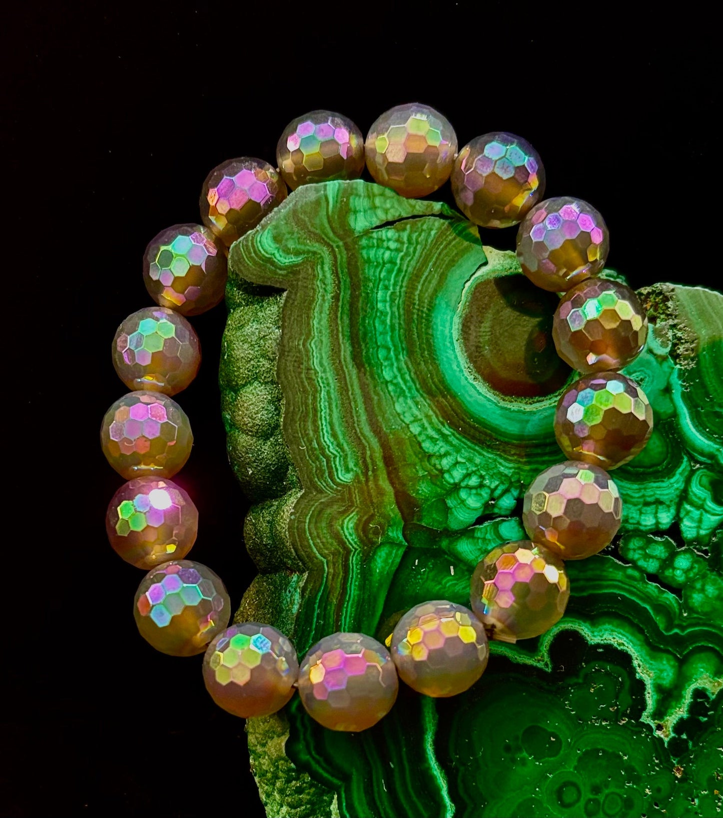 Wicked Glam Mystic Gray Agate Bracelet