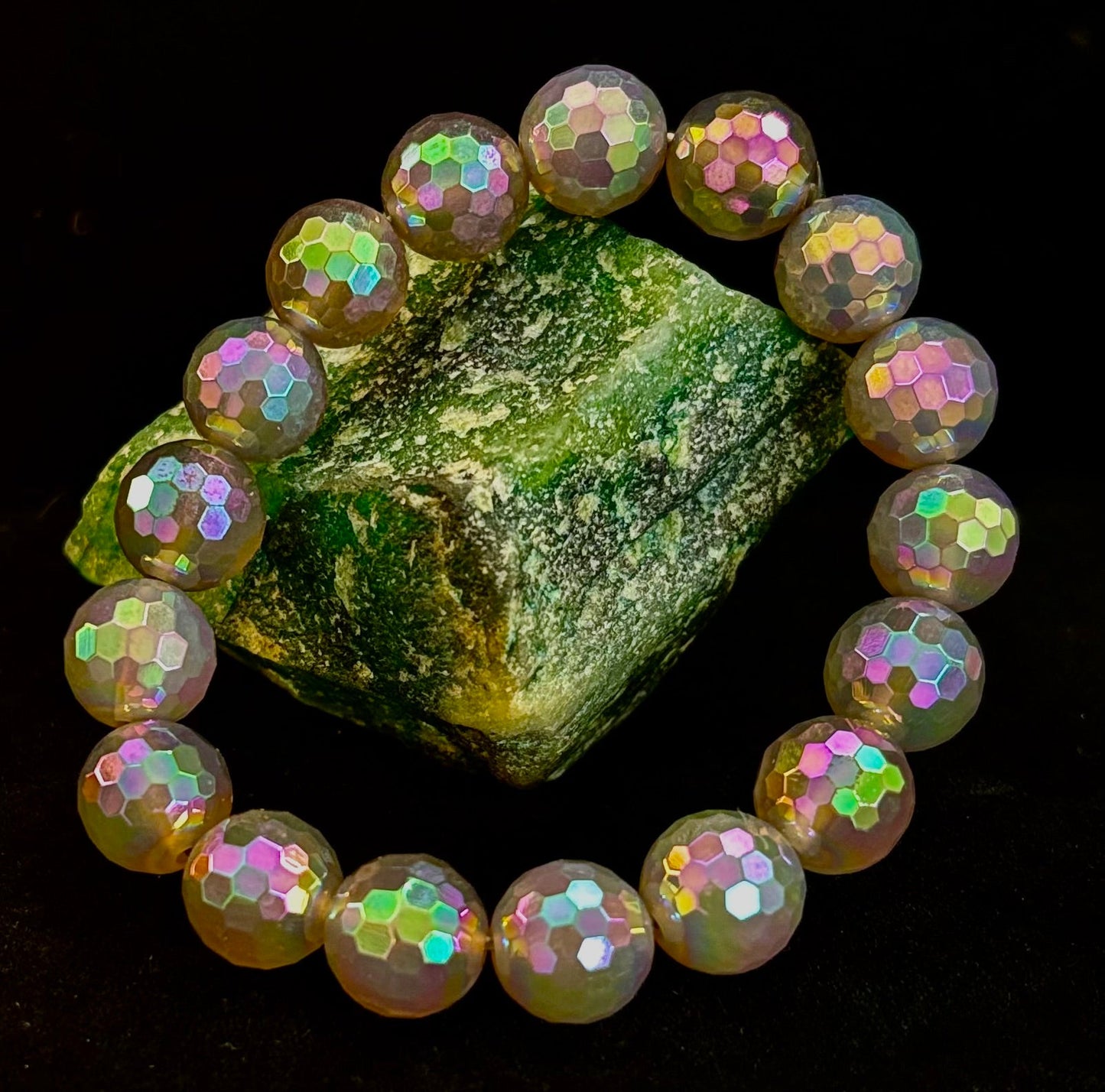 Wicked Glam Mystic Gray Agate Bracelet