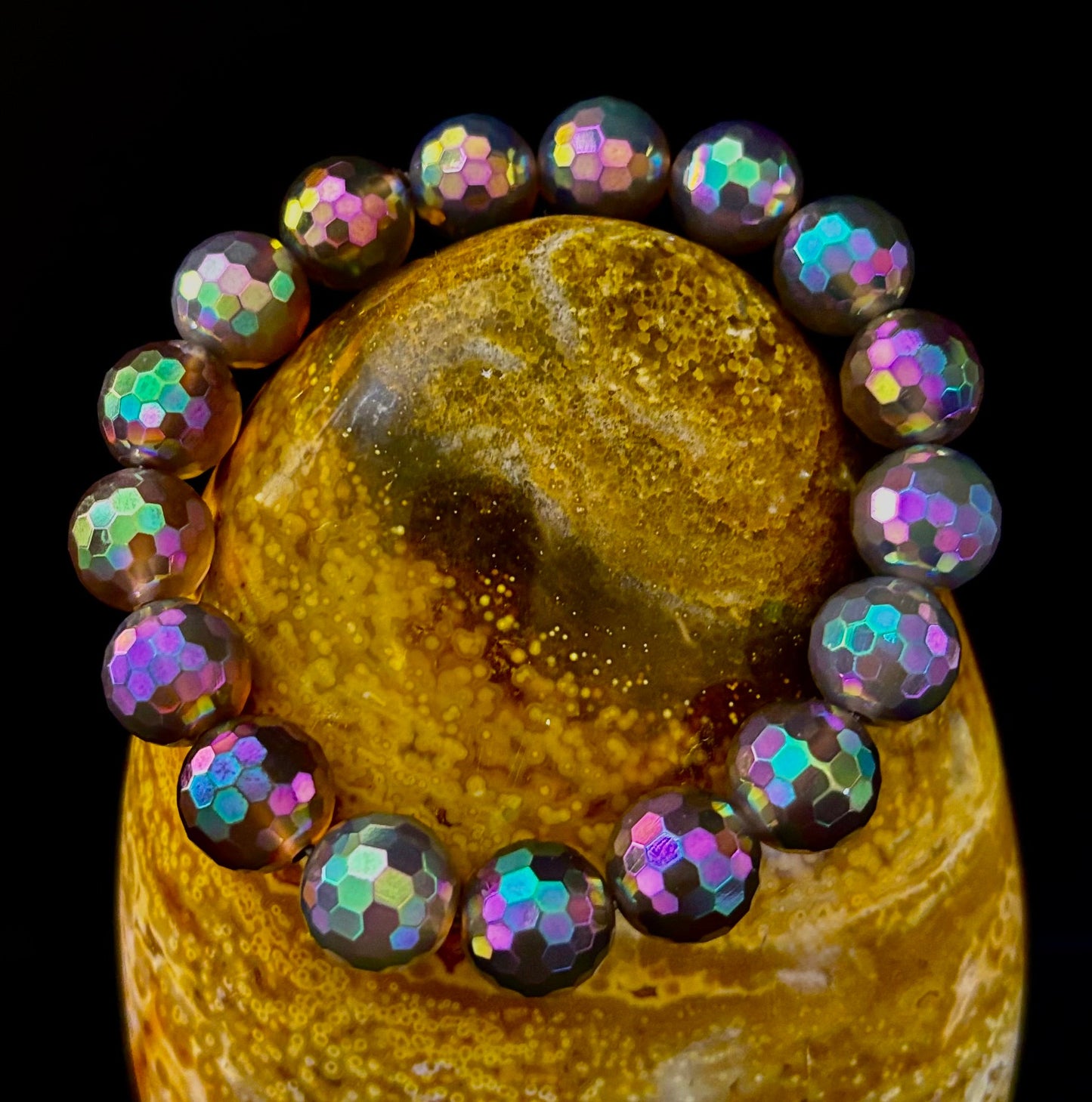 Wicked Glam Mystic Gray Agate Bracelet