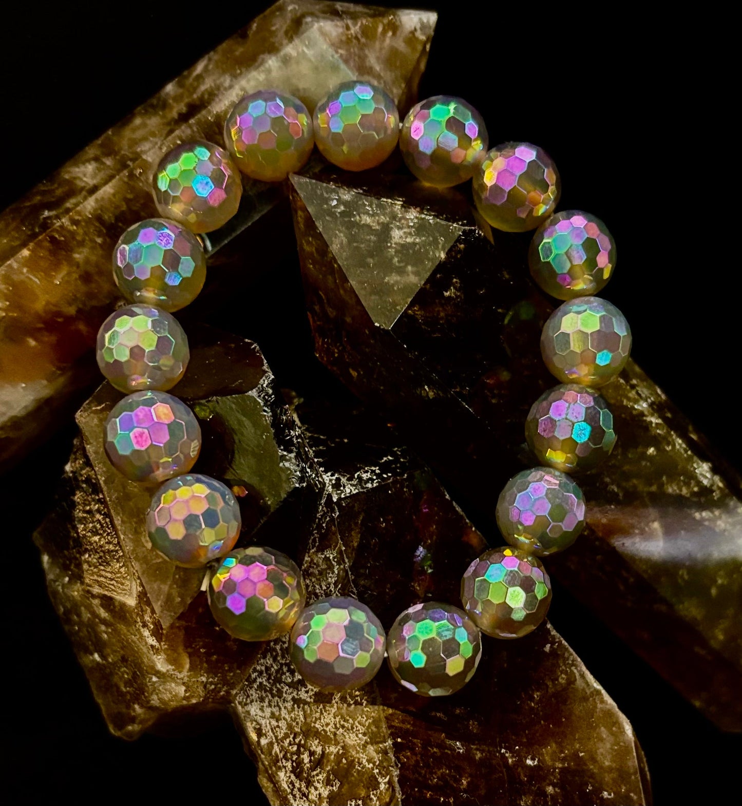 Wicked Glam Mystic Gray Agate Bracelet
