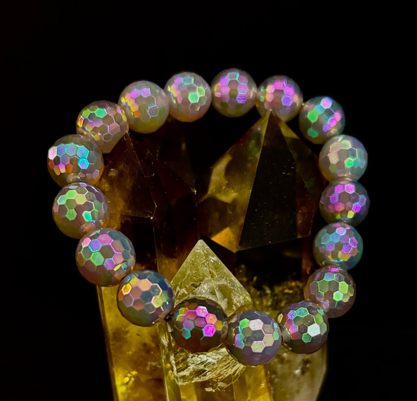 Wicked Glam Mystic Gray Agate Bracelet