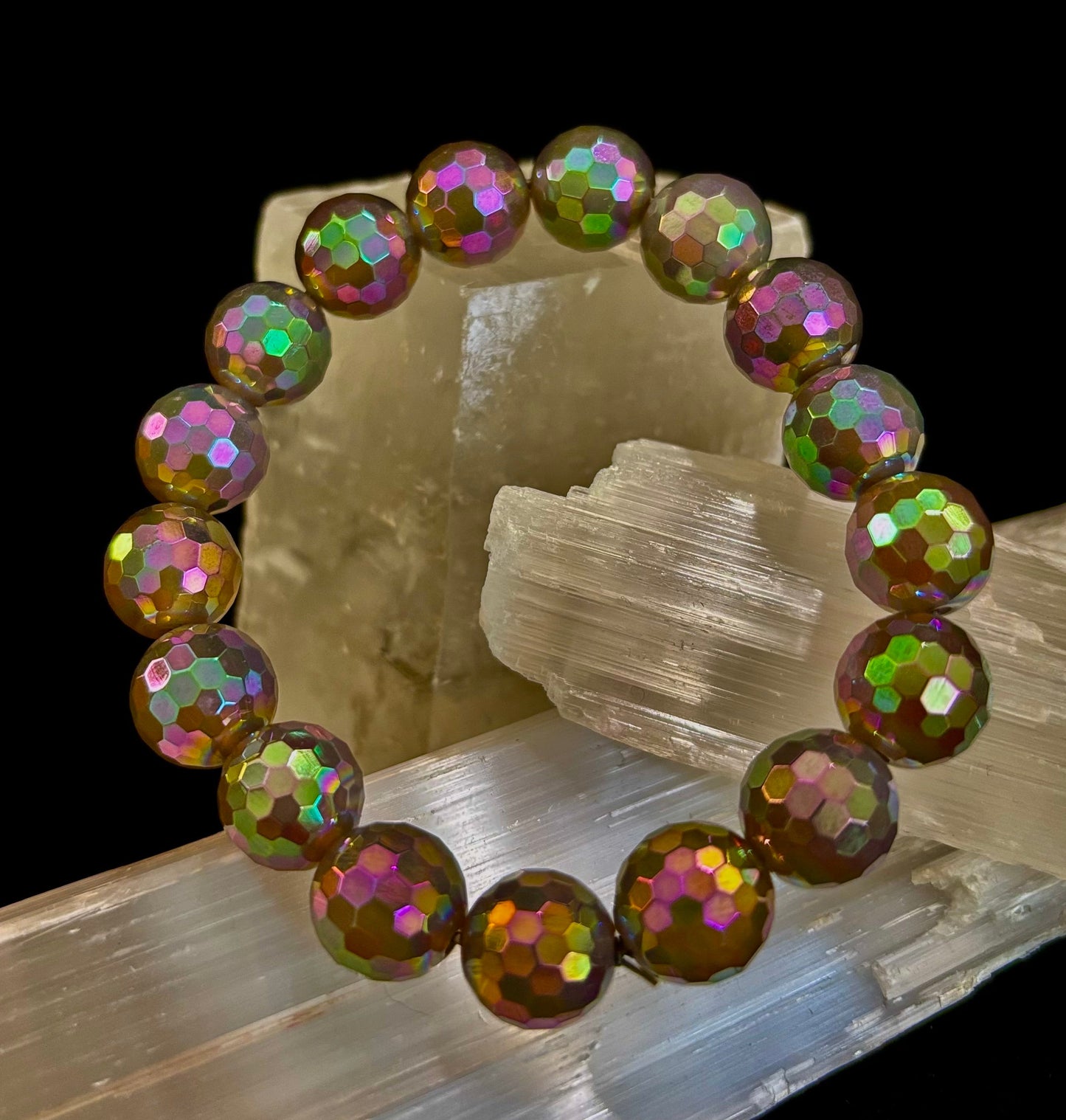 Wicked Glam Mystic Gray Agate Bracelet