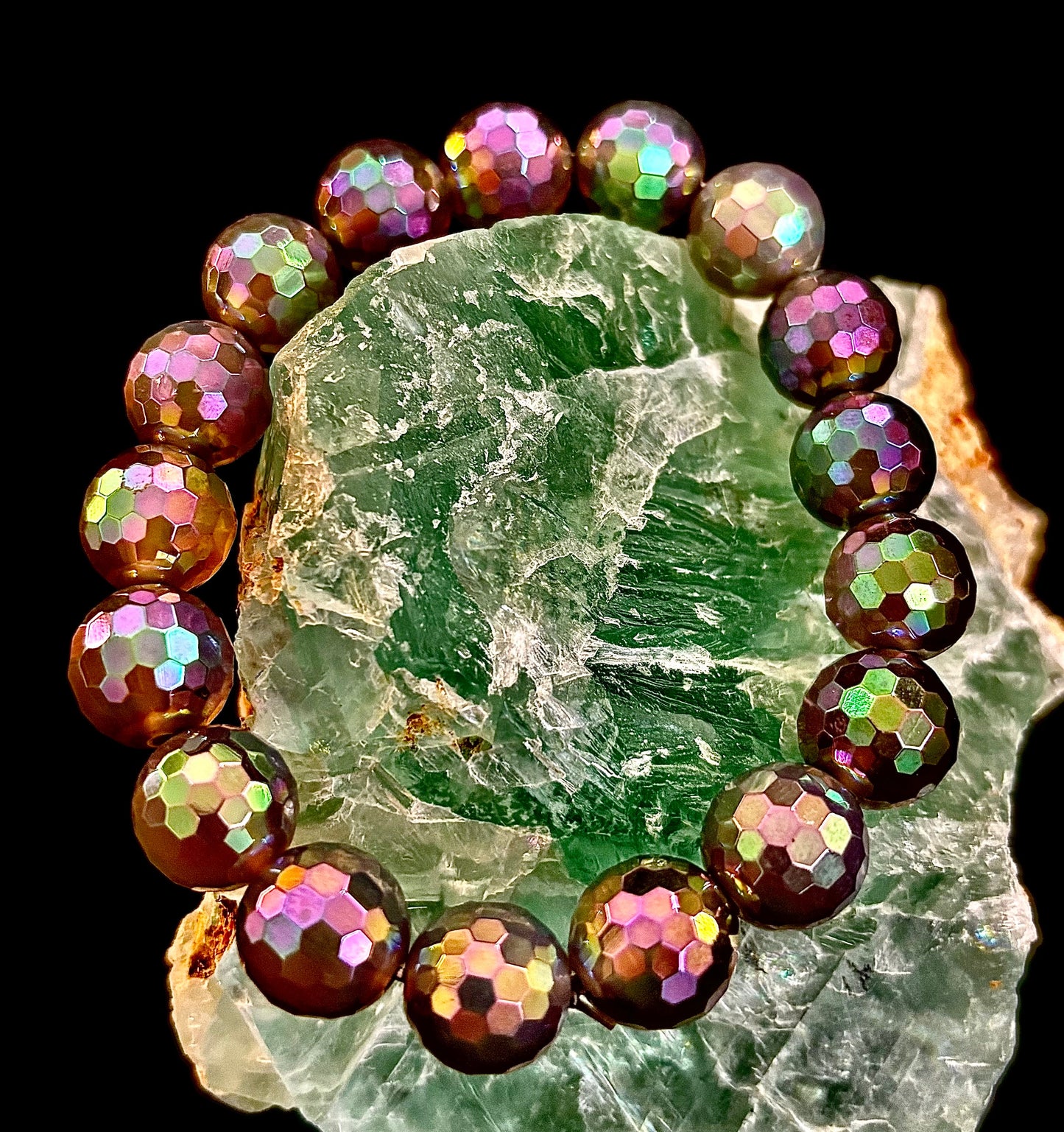 Wicked Glam Mystic Gray Agate Bracelet